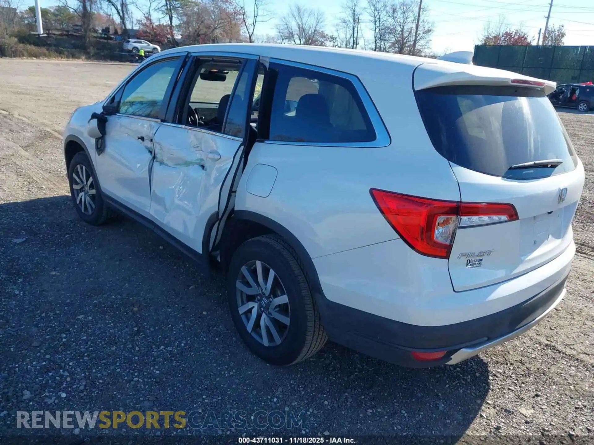 3 fotografías del automóvil dañado 5FNYF6H53NB034902 HONDA PILOT 2022