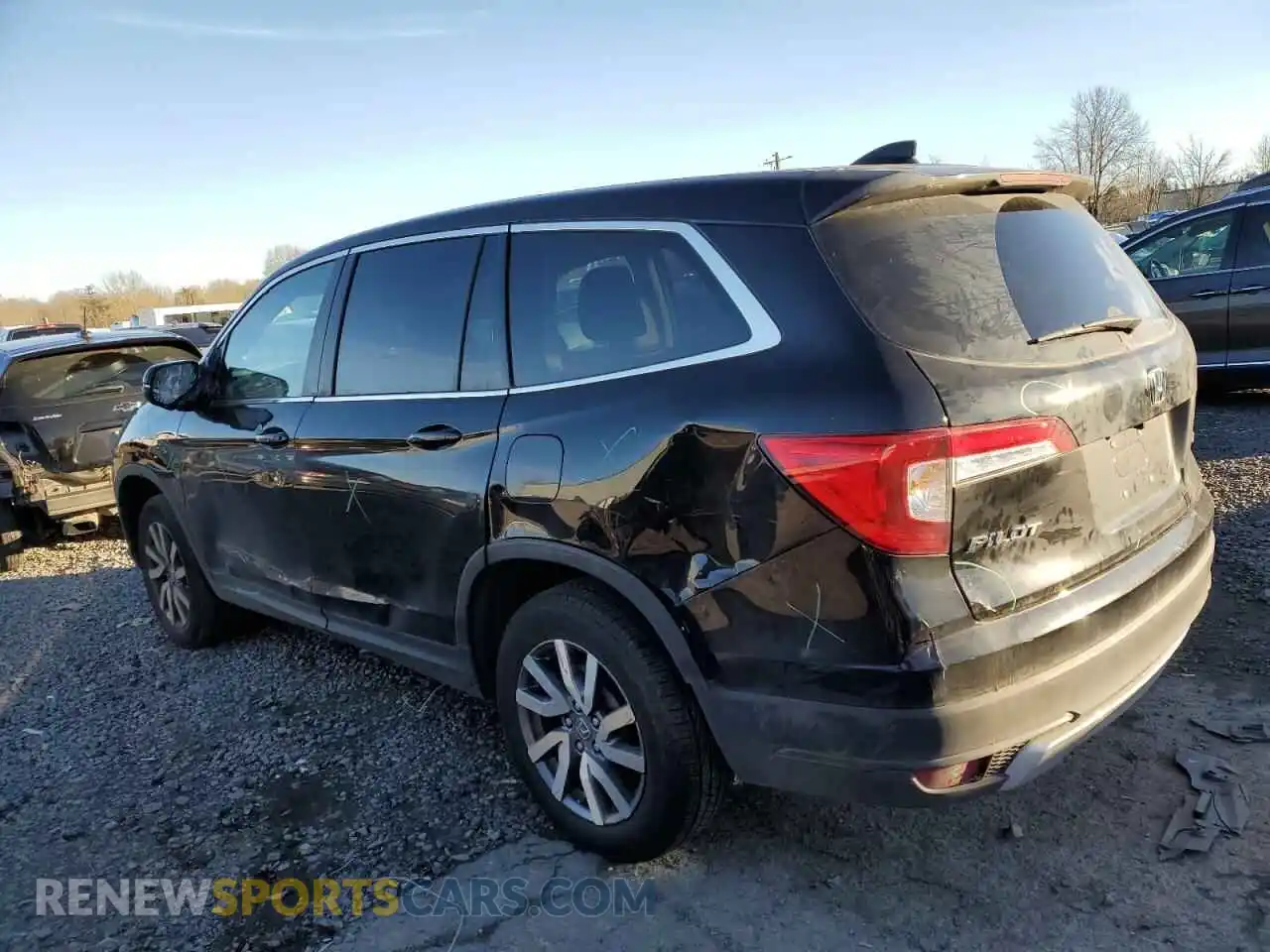 2 Photograph of a damaged car 5FNYF6H53NB093576 HONDA PILOT 2022