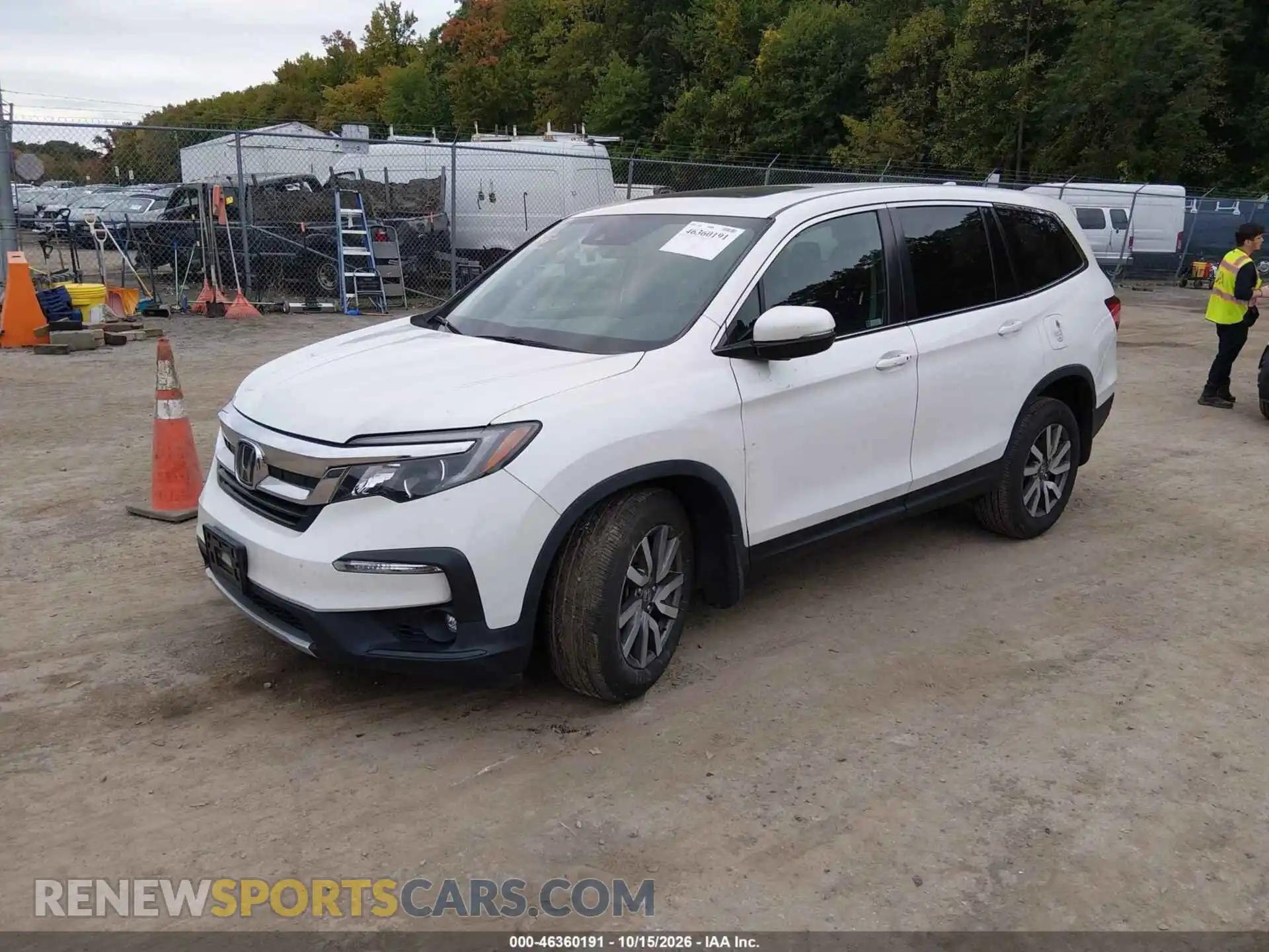 2 fotografías del automóvil dañado 5FNYF6H54NB083400 HONDA PILOT 2022