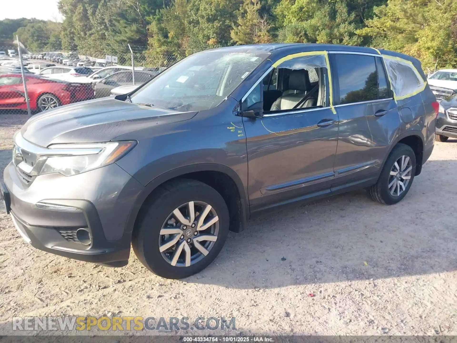 2 Photograph of a damaged car 5FNYF6H54NB099516 HONDA PILOT 2022