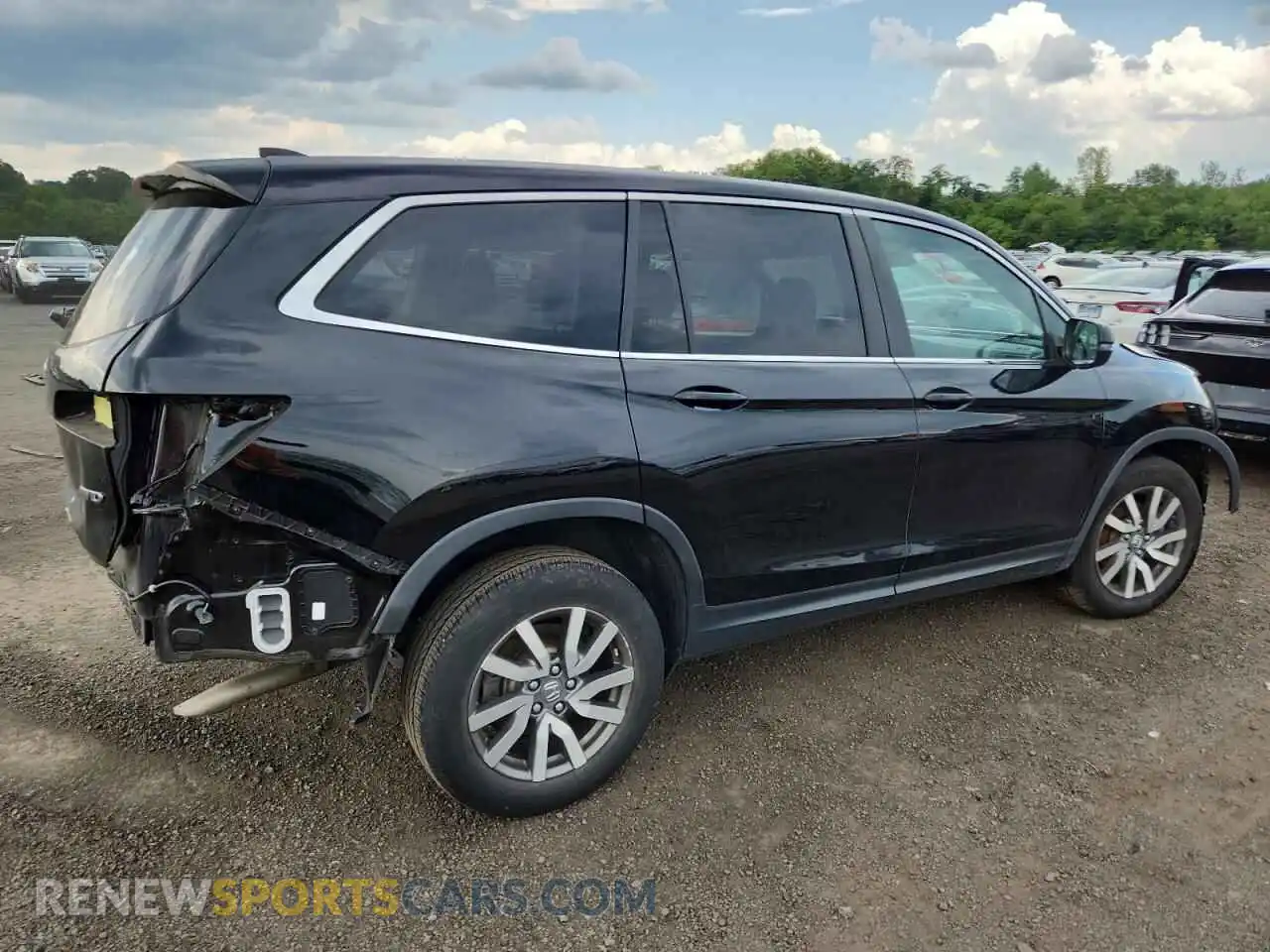 3 Photograph of a damaged car 5FNYF6H55NB018278 HONDA PILOT 2022
