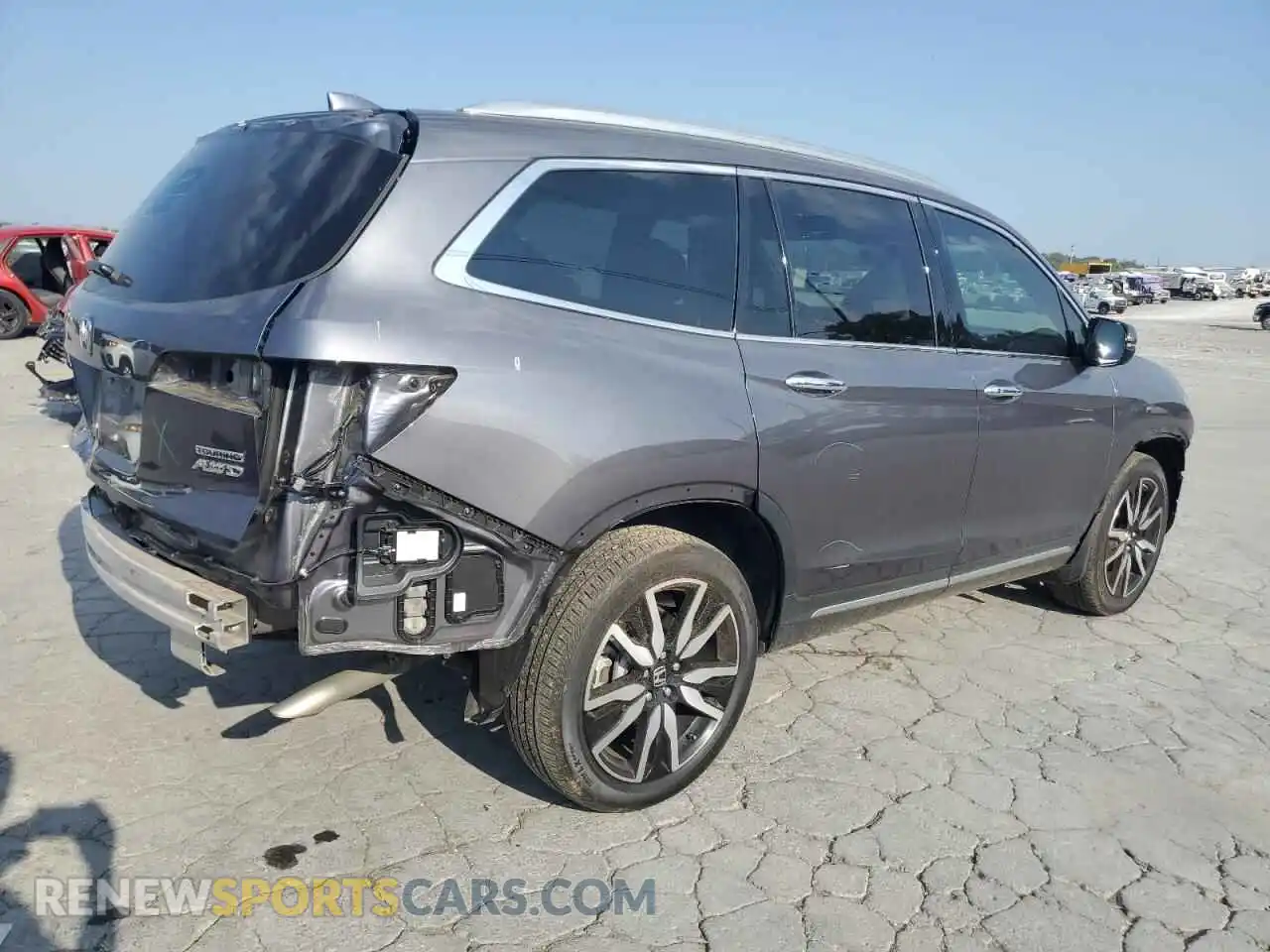 3 Photograph of a damaged car 5FNYF6H60NB043260 HONDA PILOT 2022