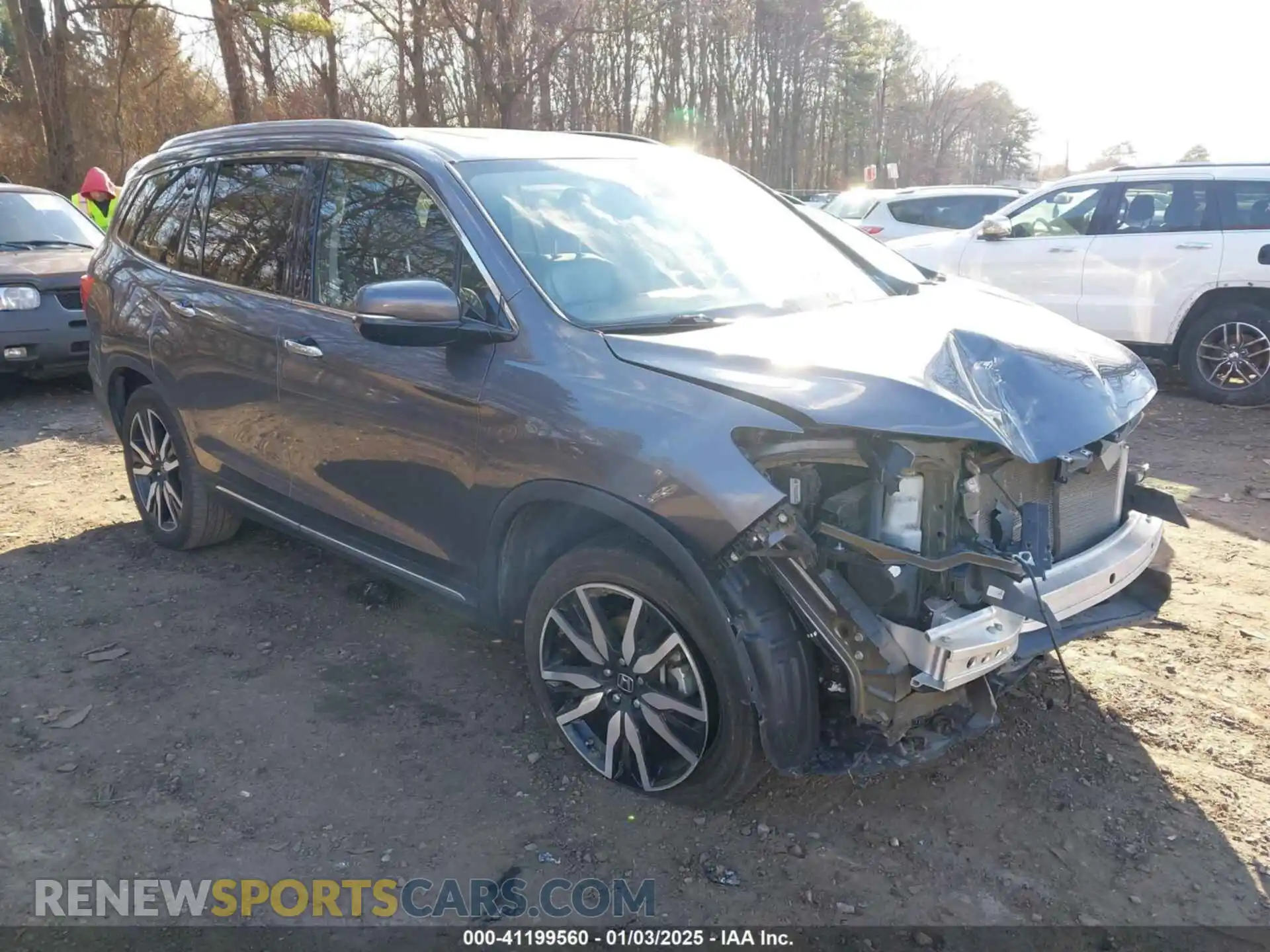 1 Photograph of a damaged car 5FNYF6H62NB010647 HONDA PILOT 2022