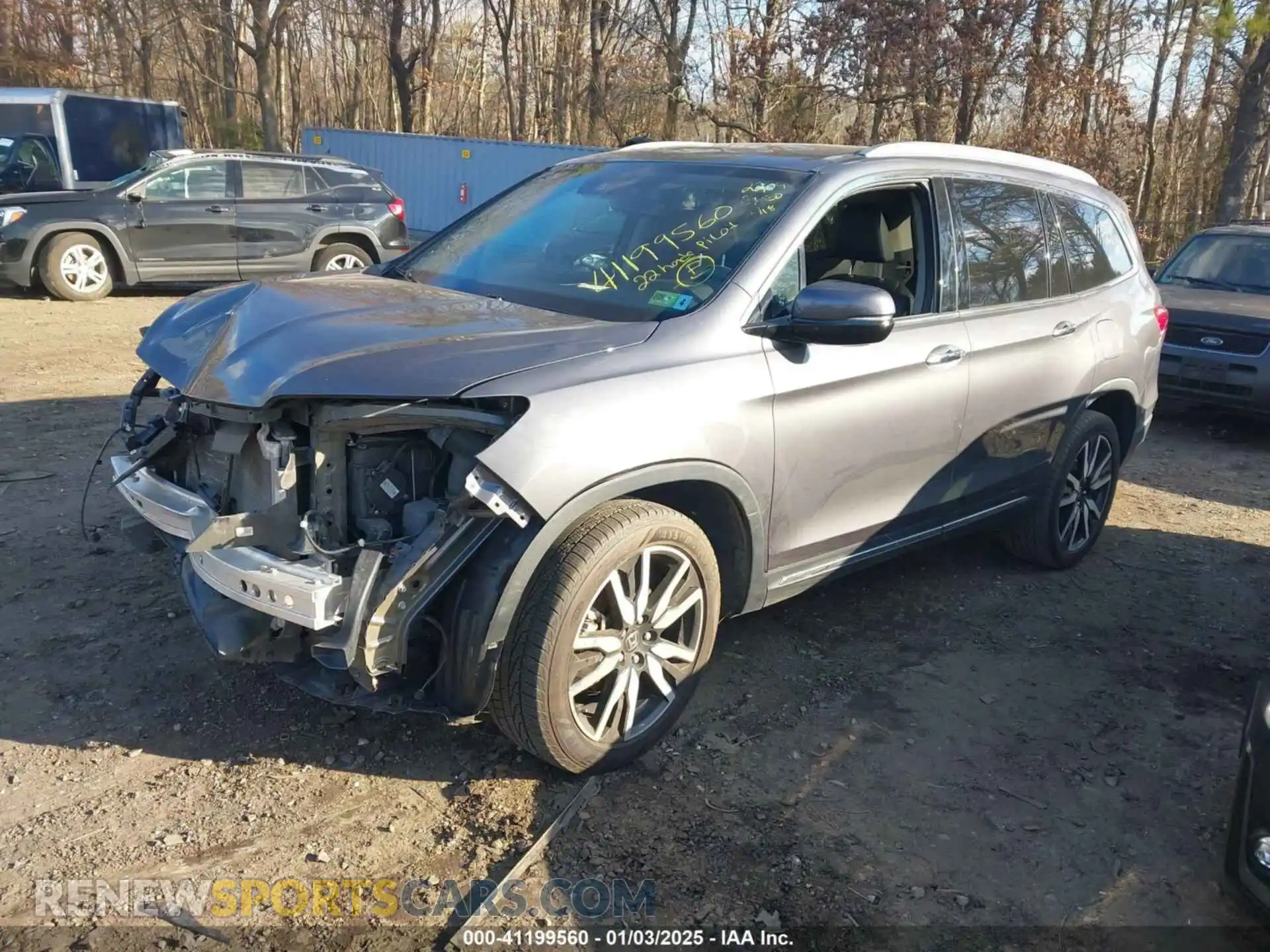 2 Photograph of a damaged car 5FNYF6H62NB010647 HONDA PILOT 2022