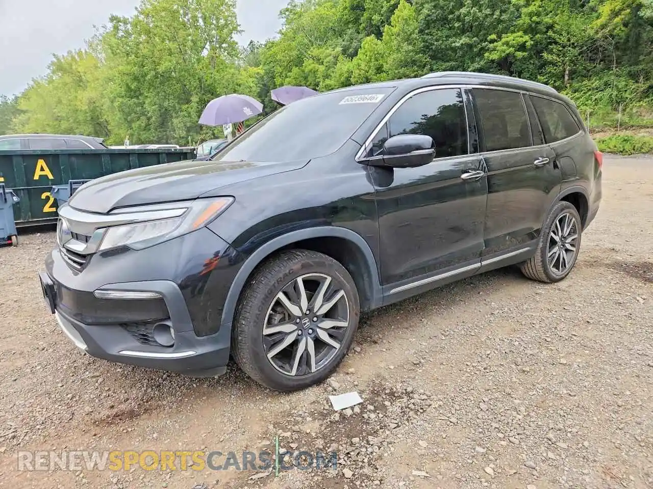 1 Photograph of a damaged car 5FNYF6H62NB036035 HONDA PILOT 2022