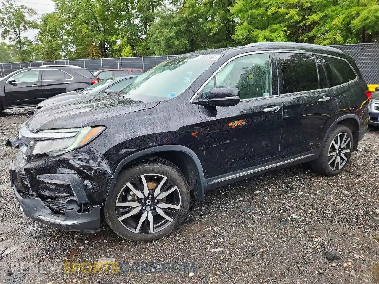 1 fotografías del automóvil dañado 5FNYF6H64NB019849 HONDA PILOT 2022