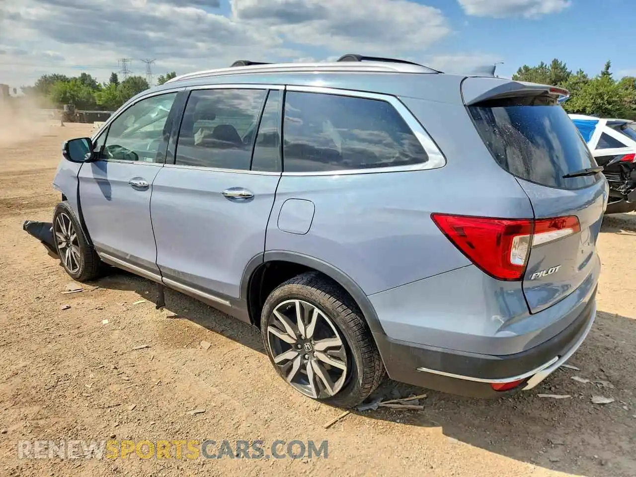 2 Photograph of a damaged car 5FNYF6H65NB047109 HONDA PILOT 2022