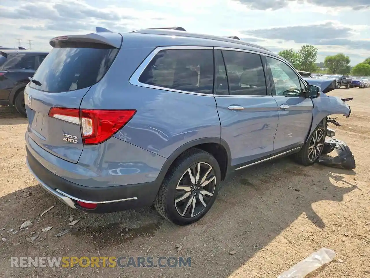 3 Photograph of a damaged car 5FNYF6H65NB047109 HONDA PILOT 2022