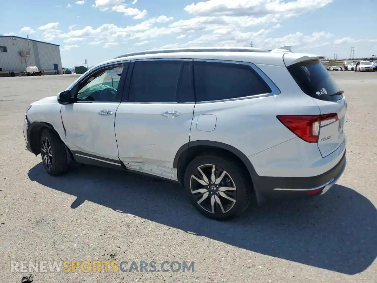 2 Photograph of a damaged car 5FNYF6H66NB091166 HONDA PILOT 2022