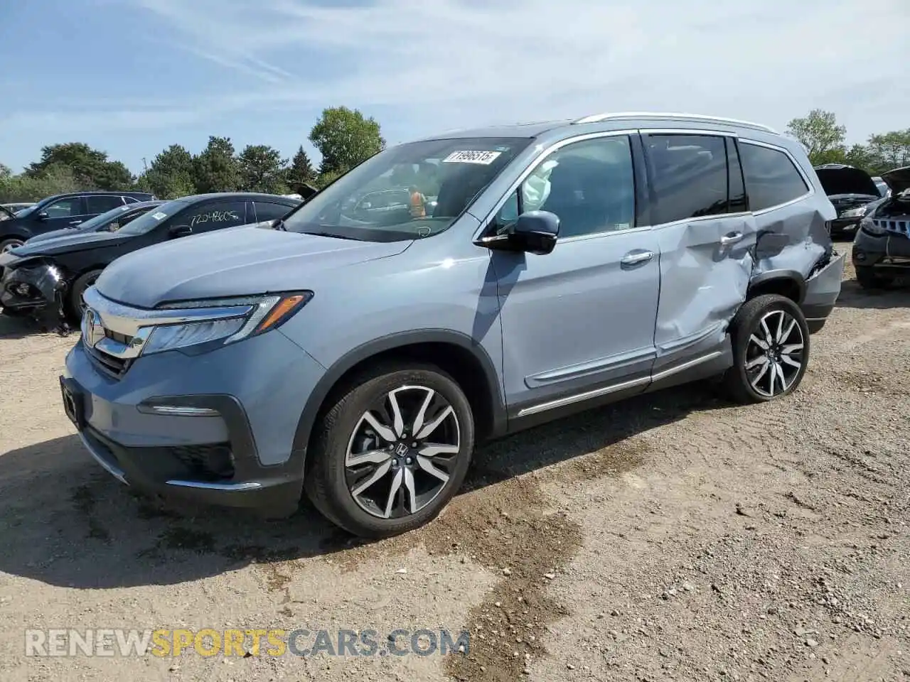 1 Photograph of a damaged car 5FNYF6H68NB037772 HONDA PILOT 2022
