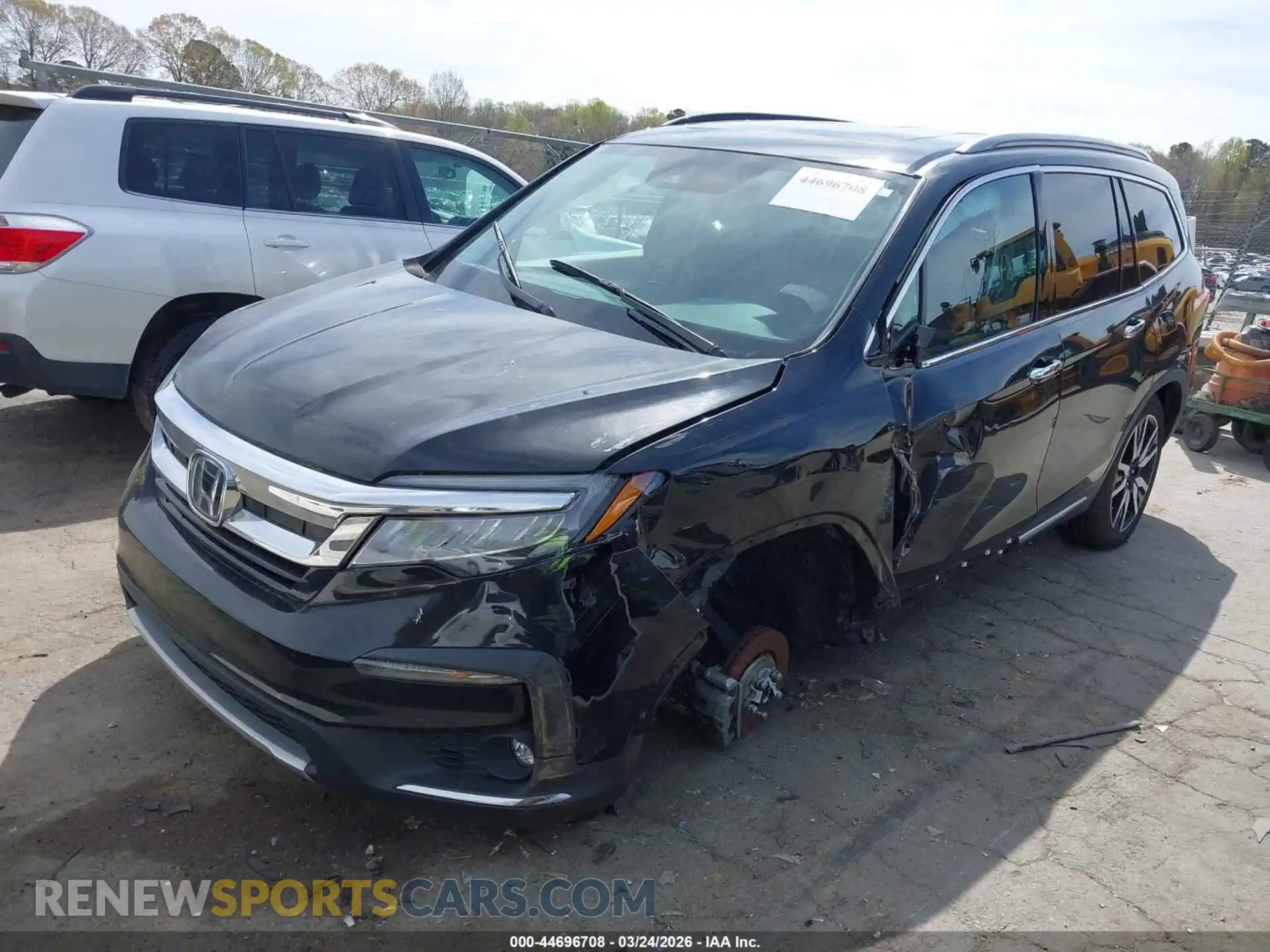 2 Photograph of a damaged car 5FNYF6H68NB076541 HONDA PILOT 2022