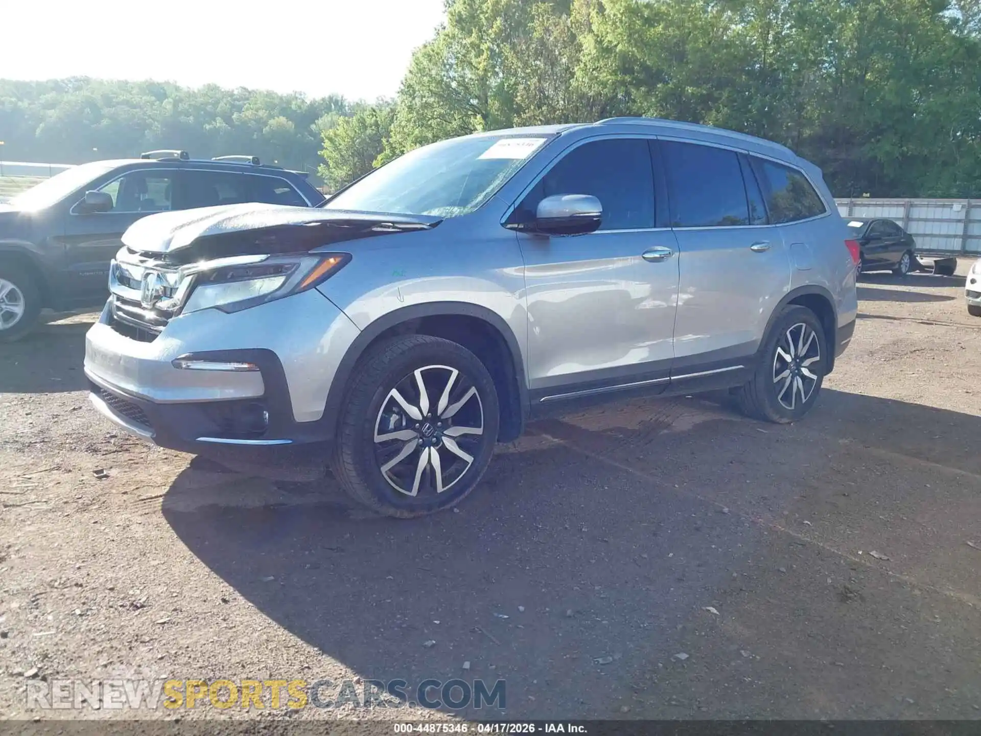 2 Photograph of a damaged car 5FNYF6H69NB078945 HONDA PILOT 2022