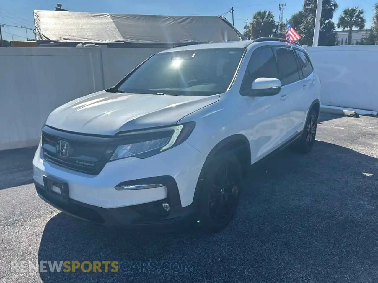 2 Photograph of a damaged car 5FNYF6H70NB015452 HONDA PILOT 2022