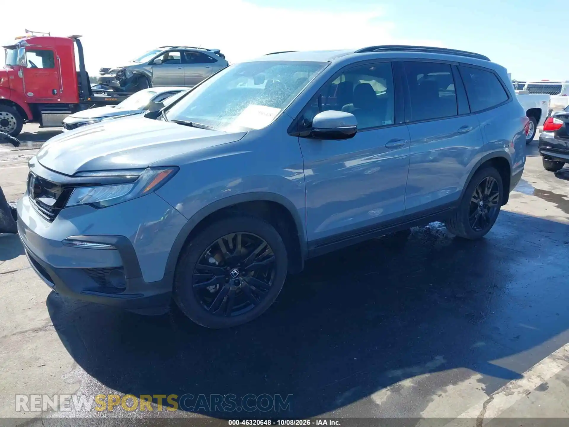 2 Photograph of a damaged car 5FNYF6H76NB045880 HONDA PILOT 2022