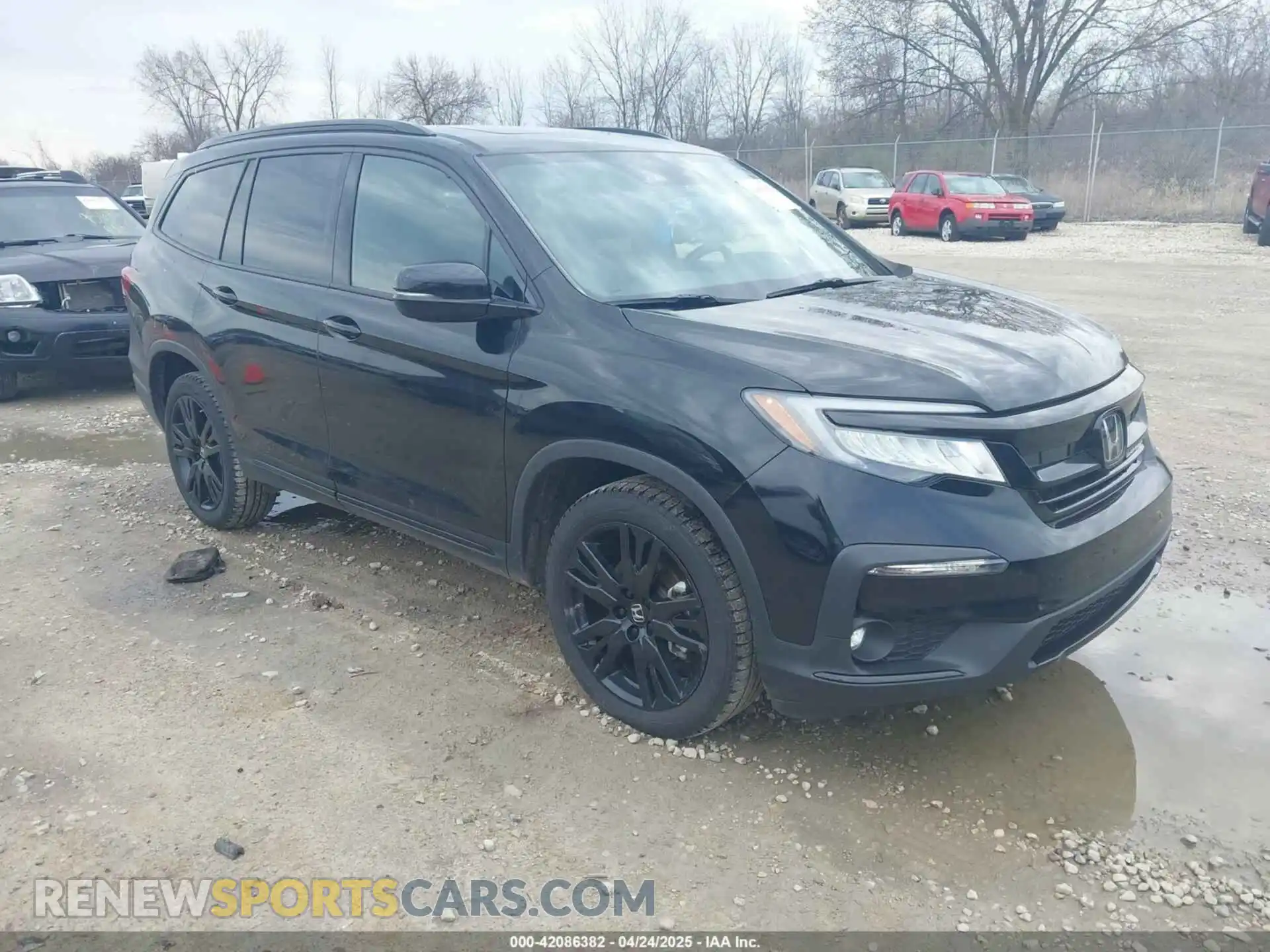 1 Photograph of a damaged car 5FNYF6H79NB004191 HONDA PILOT 2022