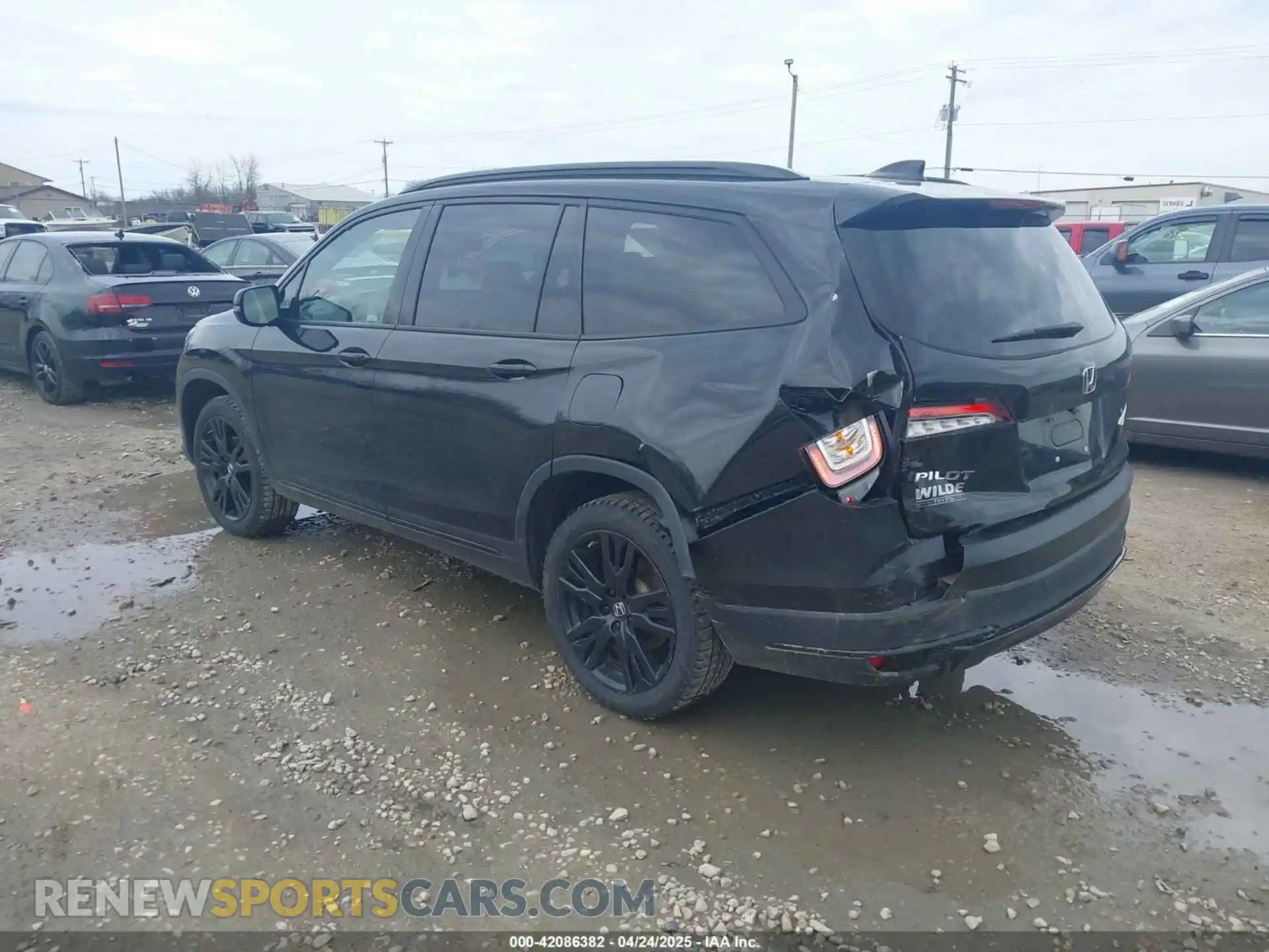 3 Photograph of a damaged car 5FNYF6H79NB004191 HONDA PILOT 2022