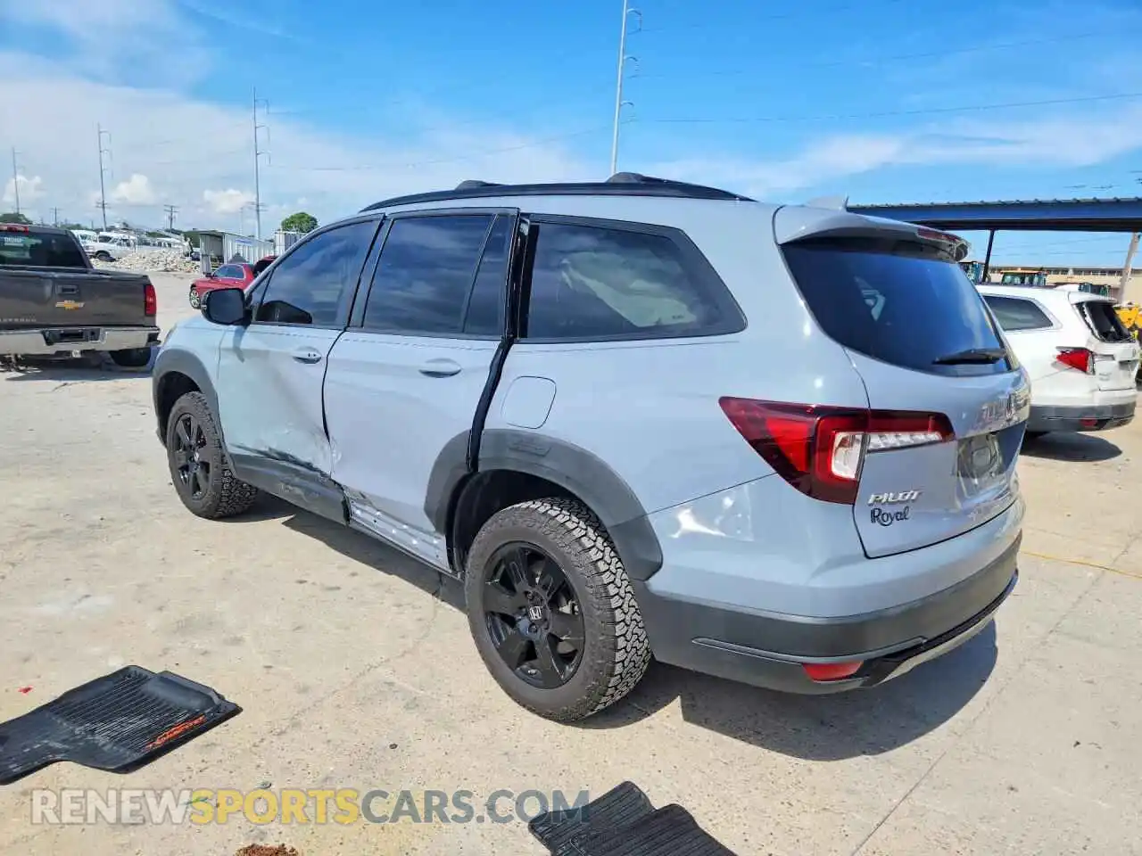 2 fotografías del automóvil dañado 5FNYF6H81NB083381 HONDA PILOT 2022