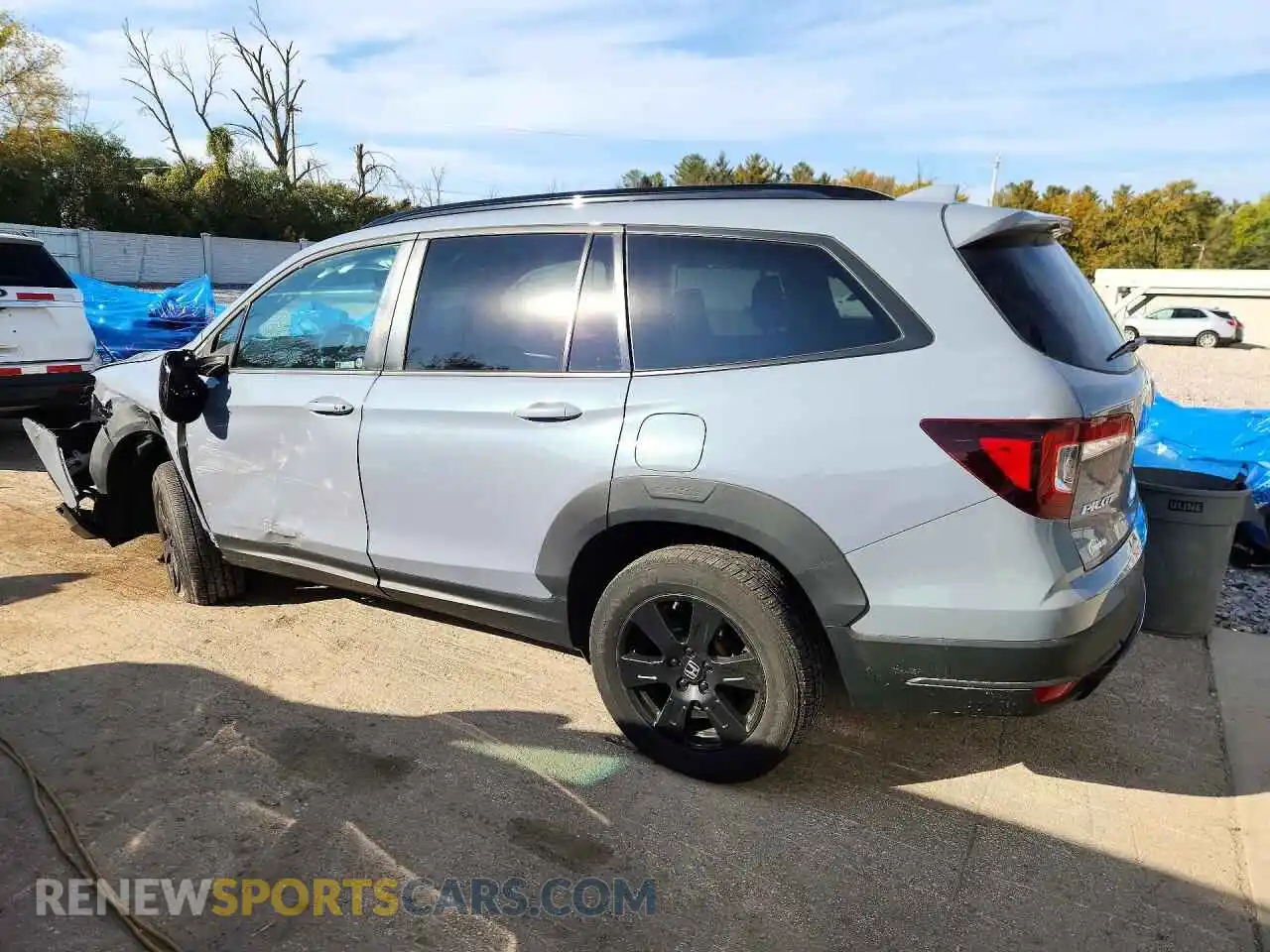 2 Photograph of a damaged car 5FNYF6H83NB048633 HONDA PILOT 2022