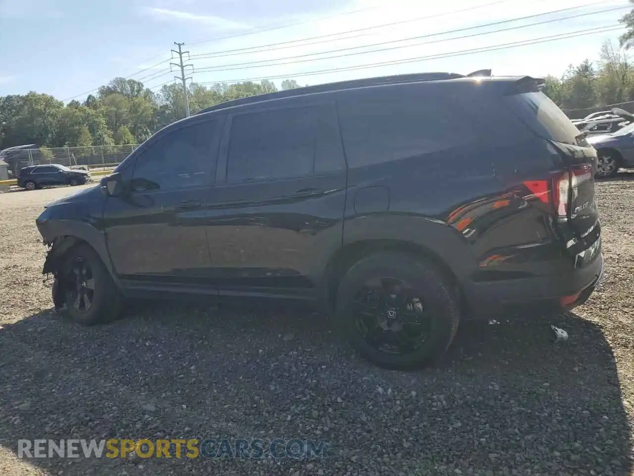 2 fotografías del automóvil dañado 5FNYF6H86NB069508 HONDA PILOT 2022
