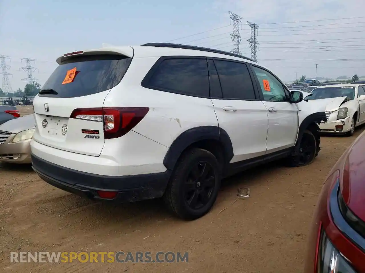 3 Фотография поврежденного автомобиля 5FNYF6H89NB043677 HONDA PILOT 2022