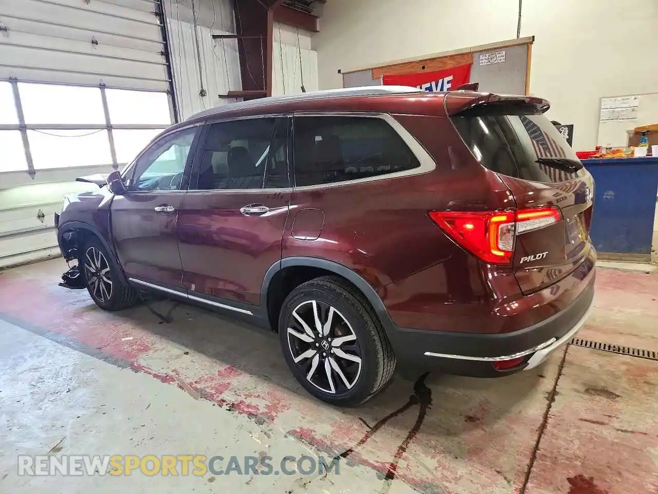 2 fotografías del automóvil dañado 5FNYF6H91NB000153 HONDA PILOT 2022