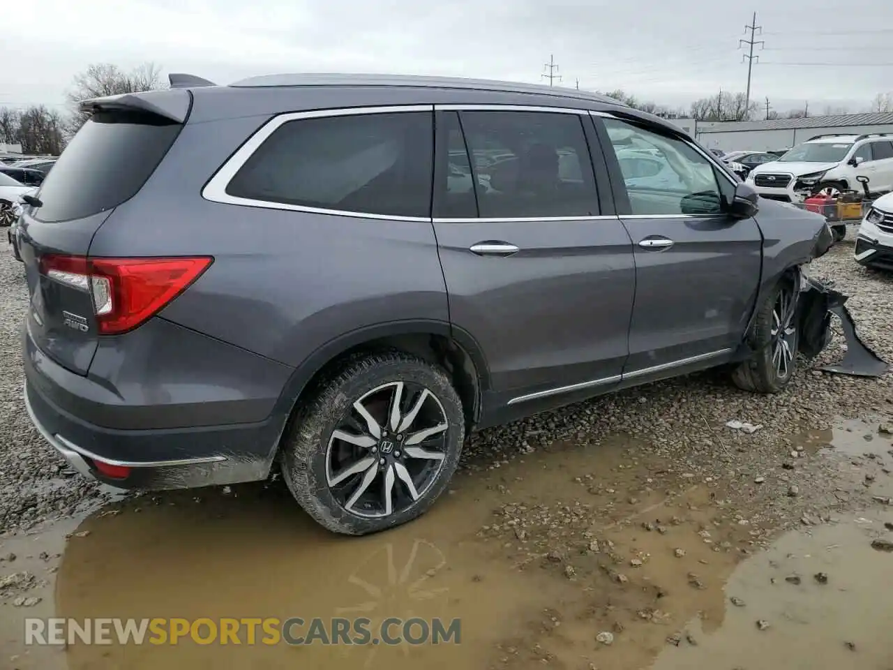 3 fotografías del automóvil dañado 5FNYF6H94NB016234 HONDA PILOT 2022