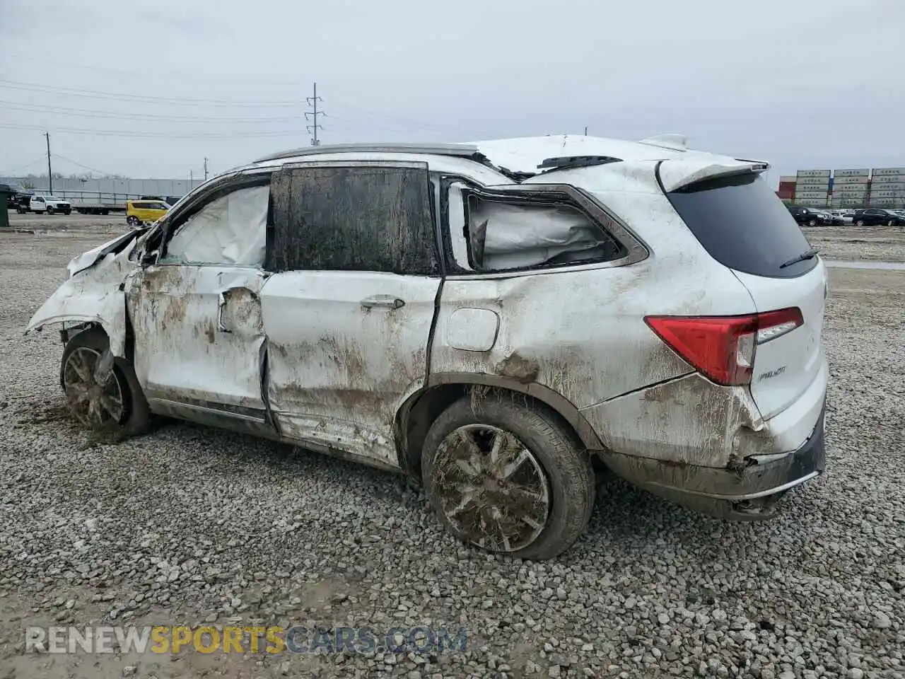 2 Photograph of a damaged car 5FNYF6H95NB011091 HONDA PILOT 2022
