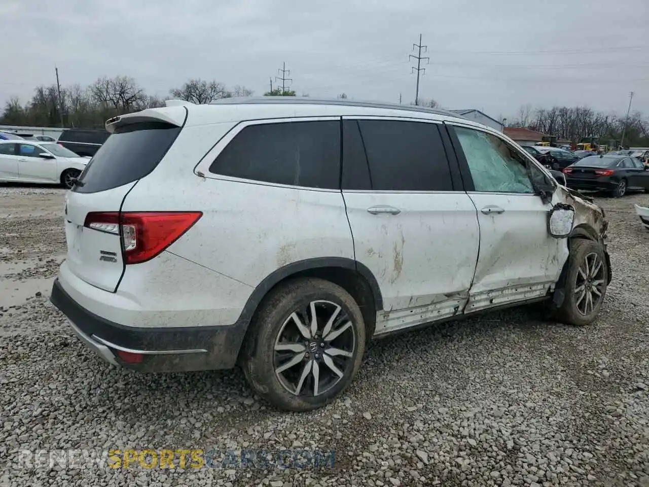 3 Photograph of a damaged car 5FNYF6H95NB011091 HONDA PILOT 2022