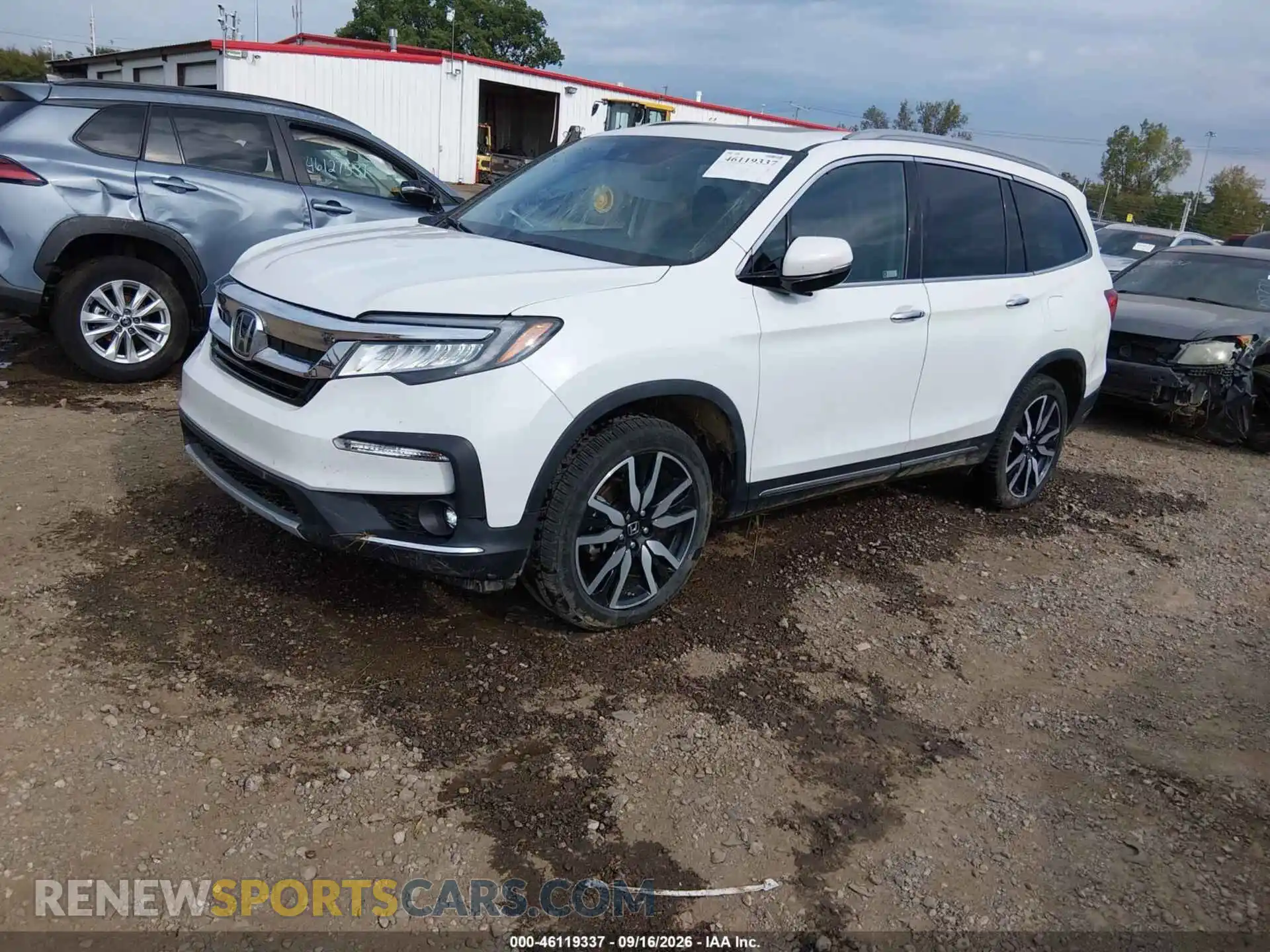 2 Photograph of a damaged car 5FNYF6H95NB016873 HONDA PILOT 2022