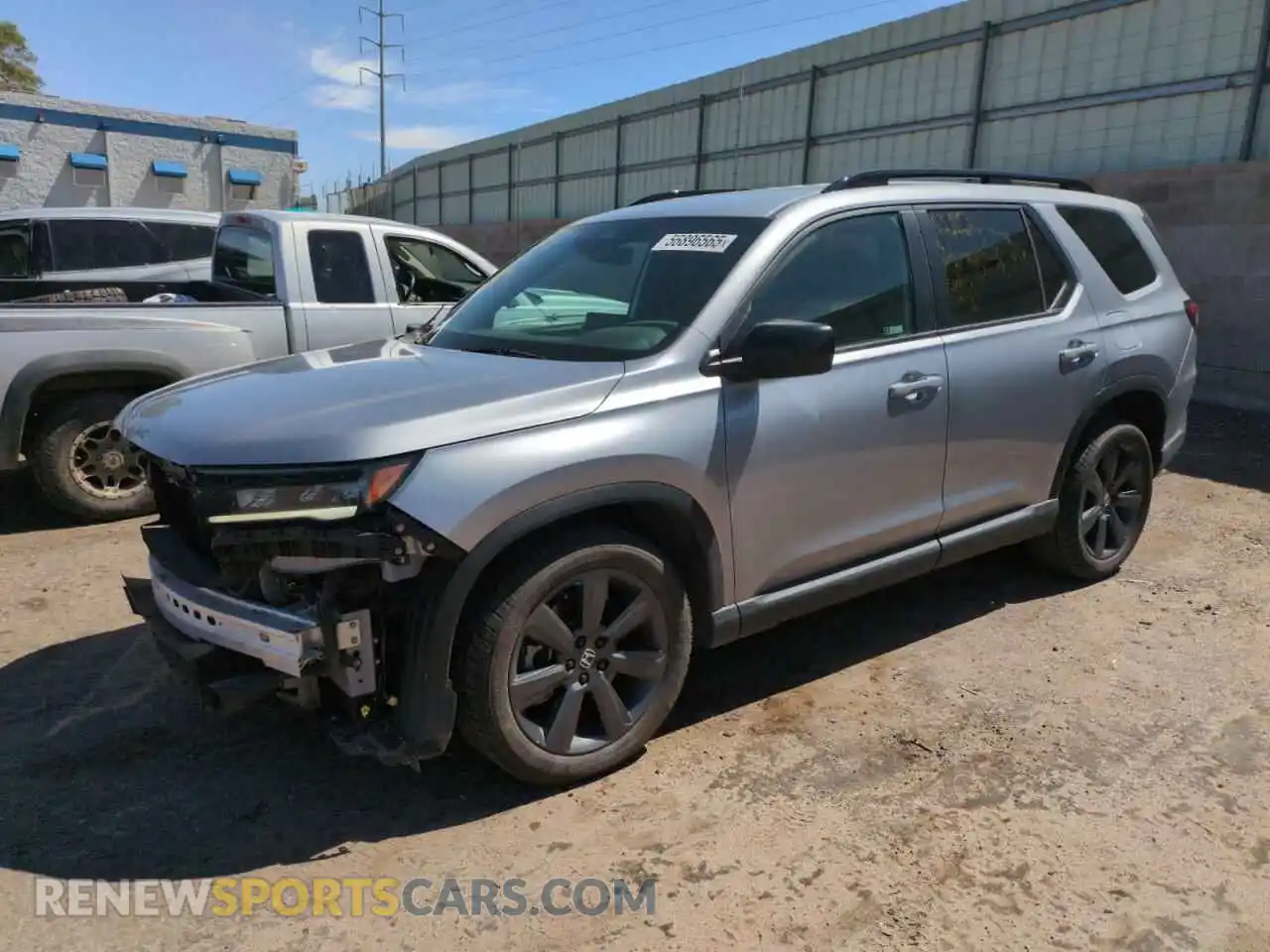 1 Photograph of a damaged car 5FNYG1H38PB057058 HONDA PILOT 2023