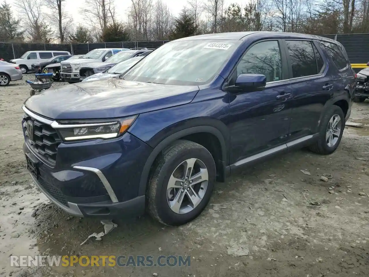 1 Photograph of a damaged car 5FNYG1H41PB046802 HONDA PILOT 2023