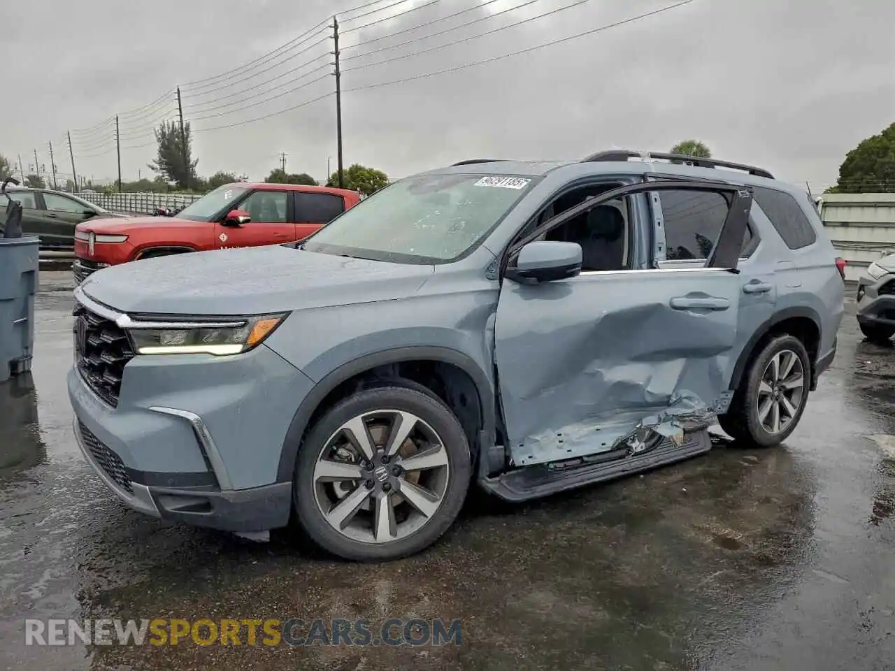 1 fotografías del automóvil dañado 5FNYG1H76PB025728 HONDA PILOT 2023