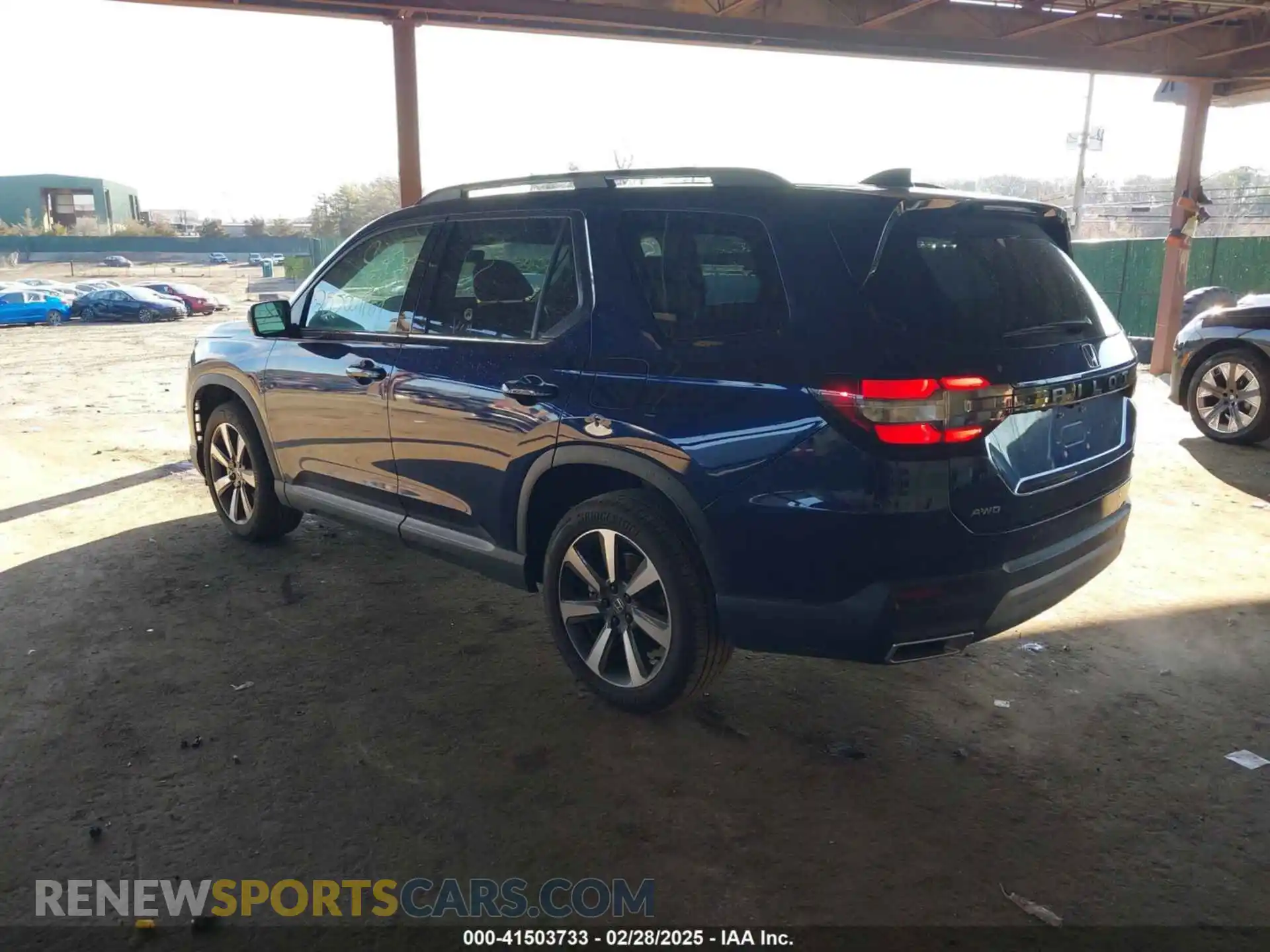 3 Photograph of a damaged car 5FNYG1H87PB040554 HONDA PILOT 2023