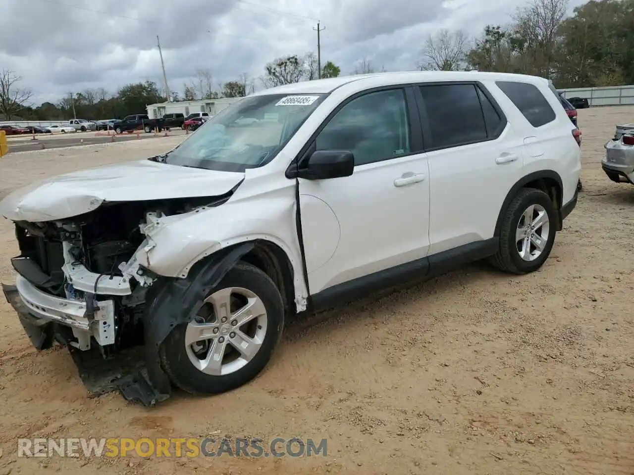 1 Photograph of a damaged car 5FNYG2H22PB007110 HONDA PILOT 2023