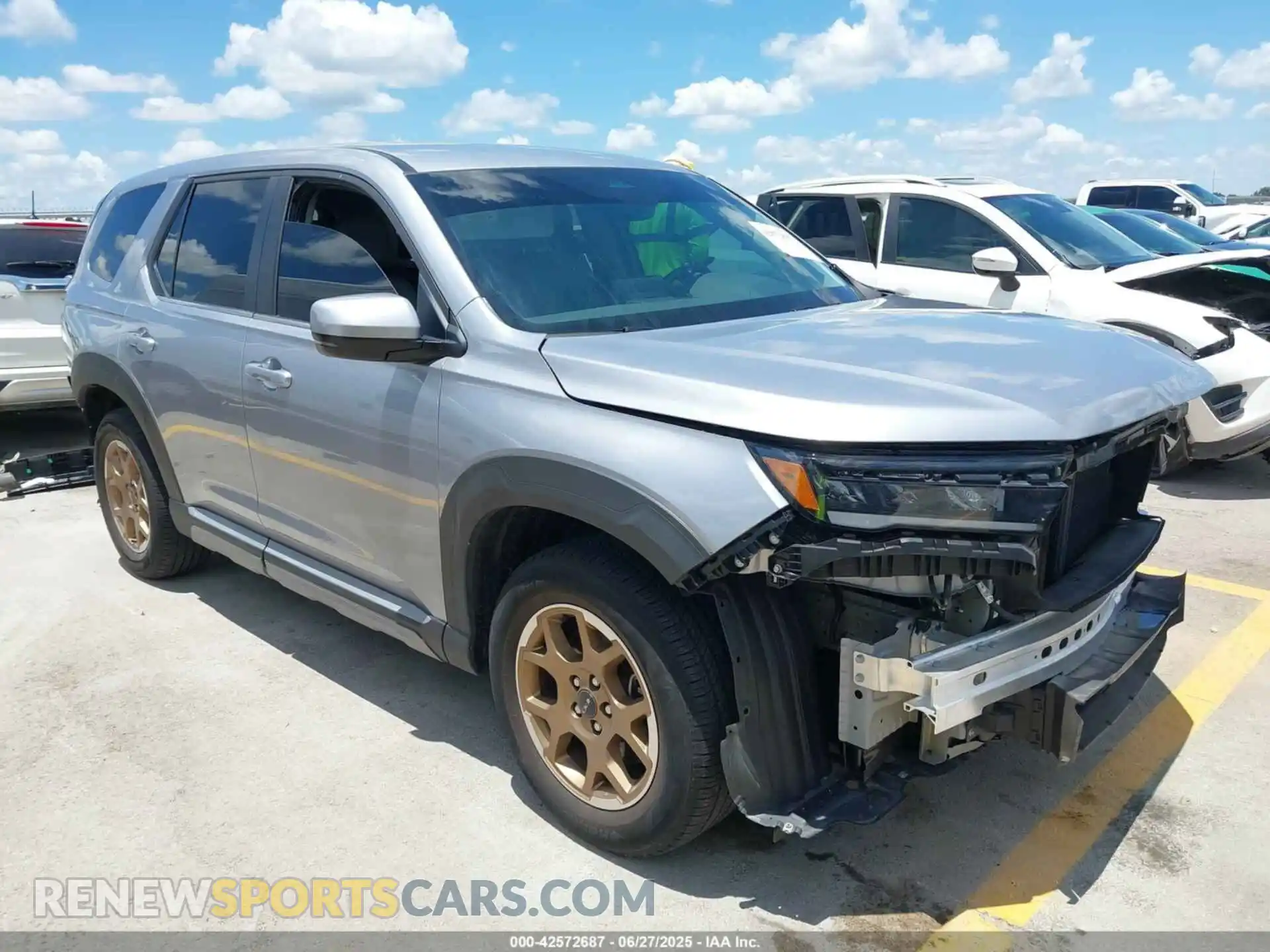 1 Photograph of a damaged car 5FNYG2H48PB008022 HONDA PILOT 2023