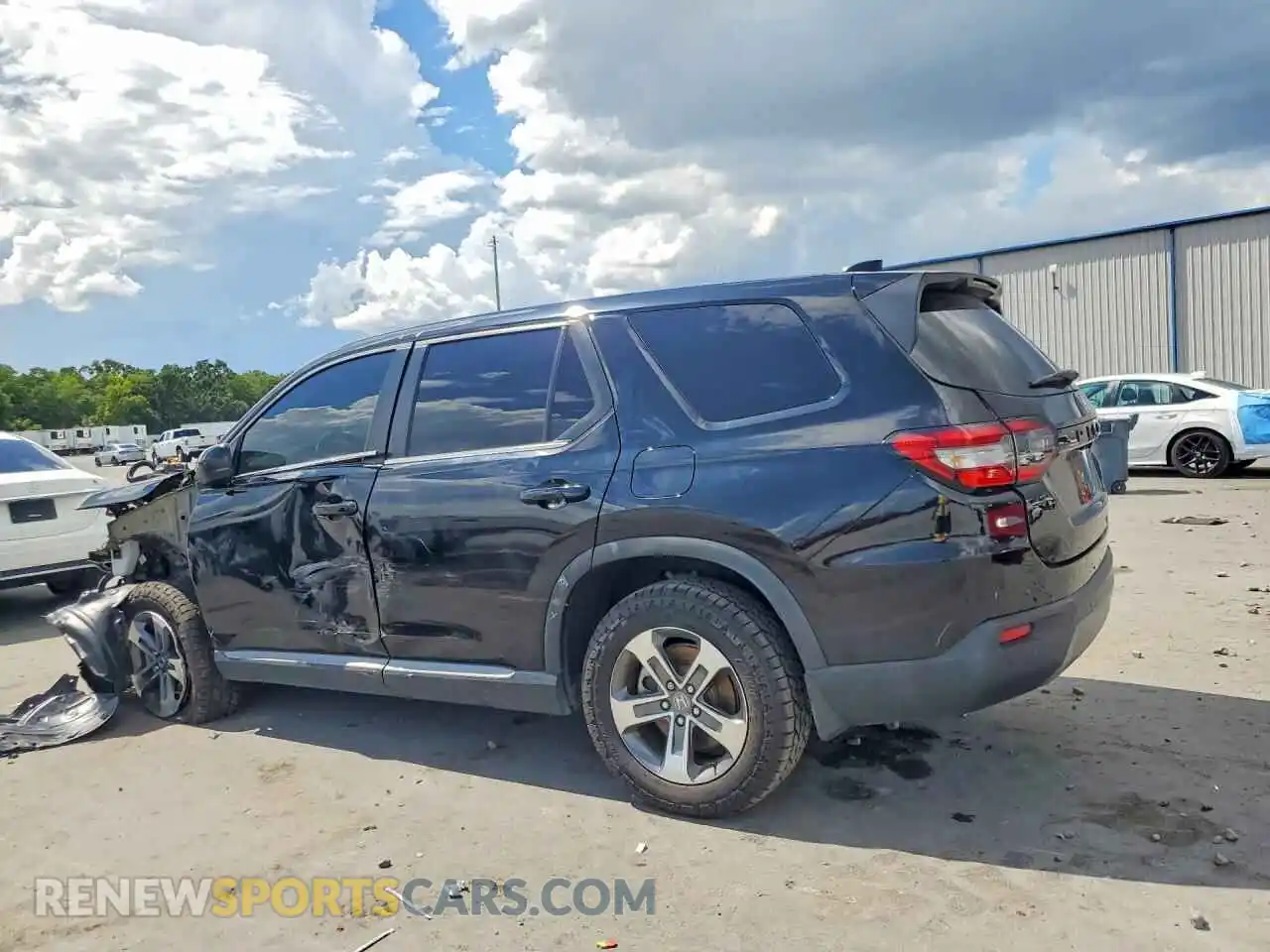2 Фотография поврежденного автомобиля 5FNYG2H4XPB000519 HONDA PILOT 2023