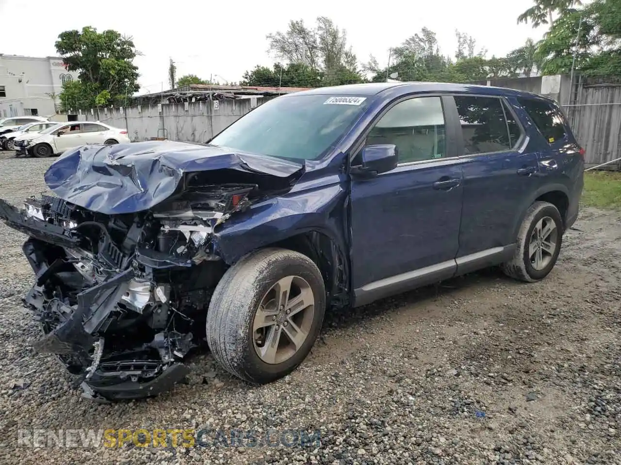 1 Photograph of a damaged car 5FNYG2H4XPB010046 HONDA PILOT 2023