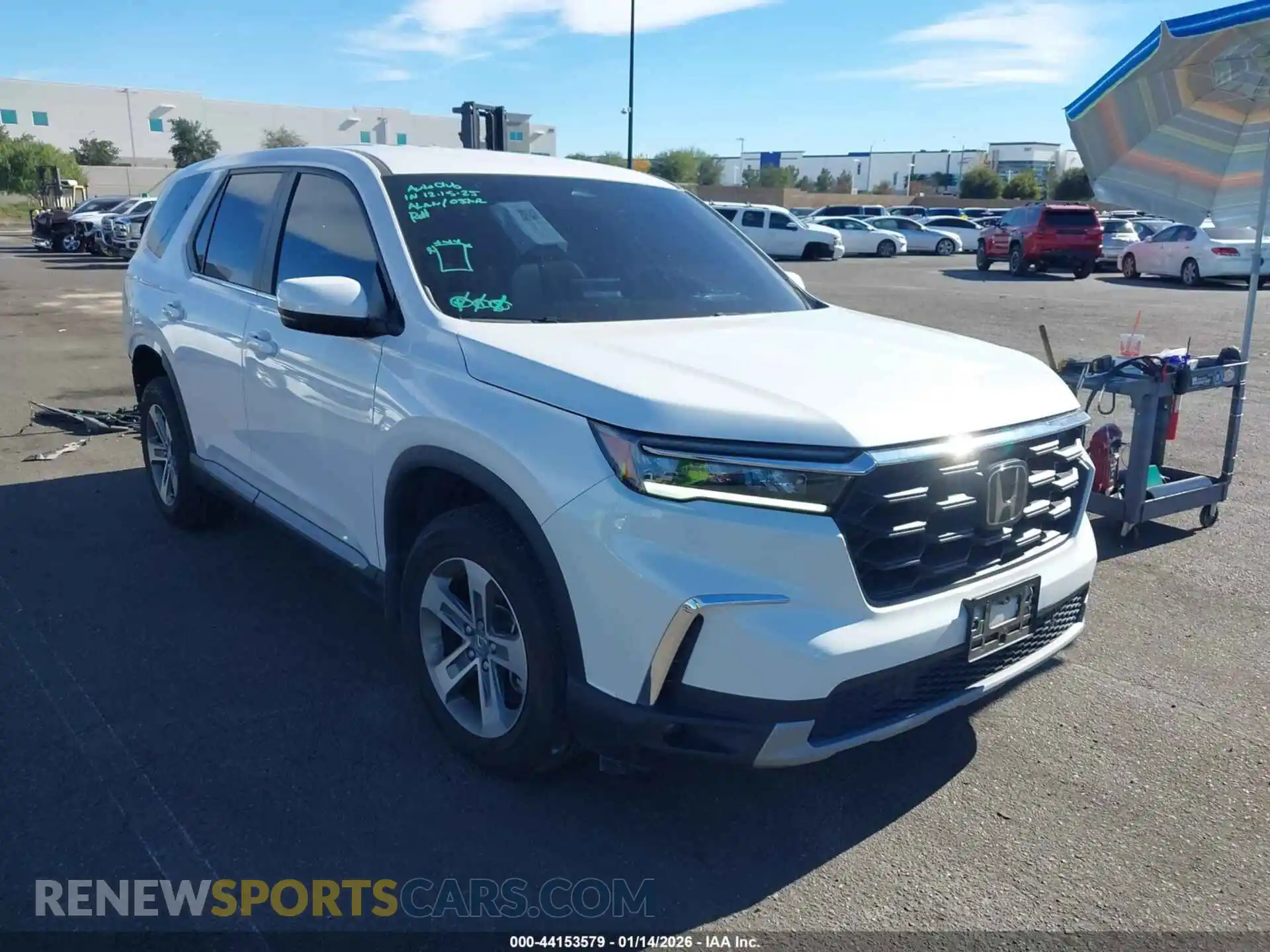 1 fotografías del automóvil dañado 5FNYG2H53PB015372 HONDA PILOT 2023