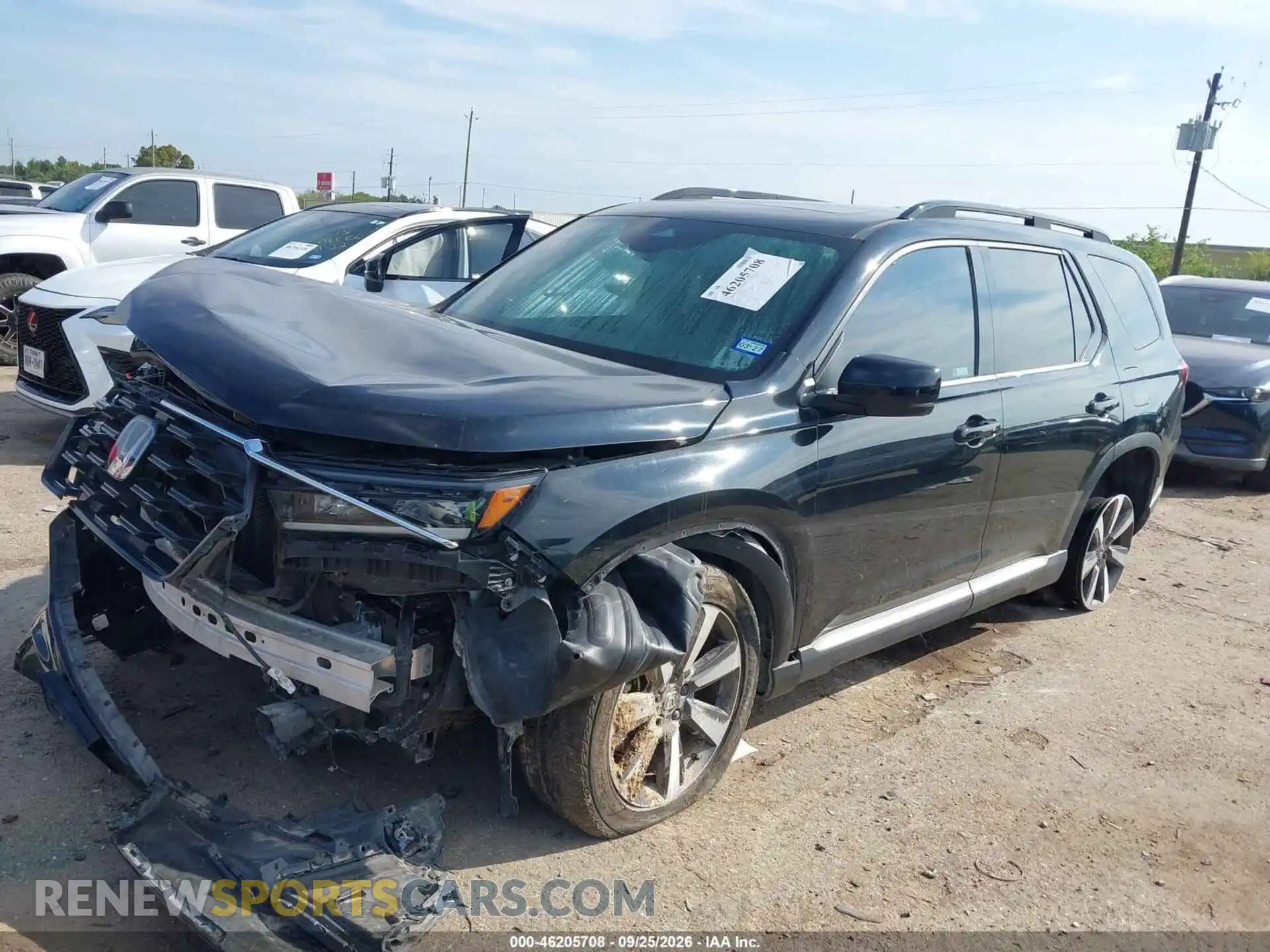 2 Photograph of a damaged car 5FNYG2H71PB003187 HONDA PILOT 2023