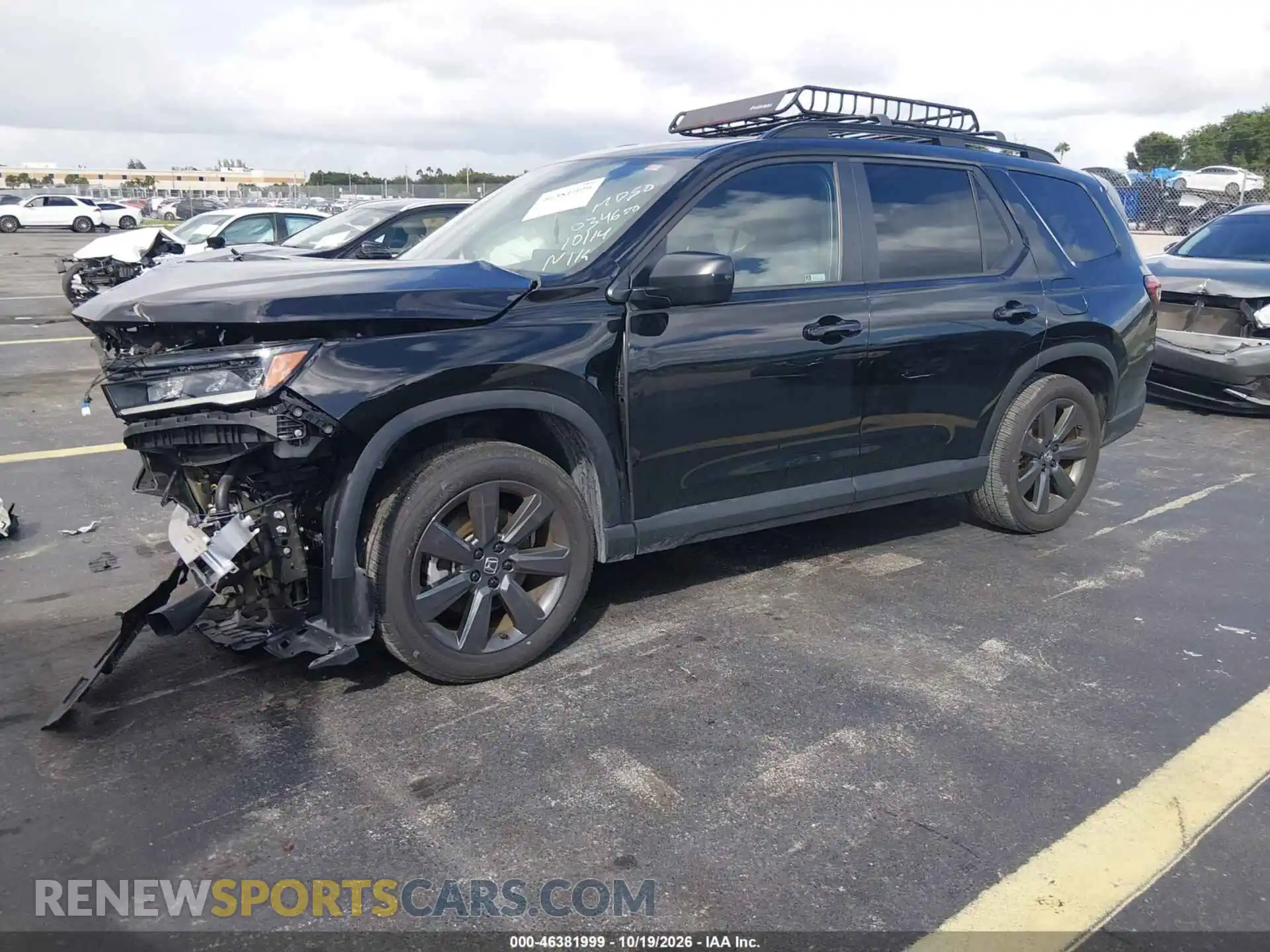 2 Photograph of a damaged car 5FNYG1H33RB034600 HONDA PILOT 2024