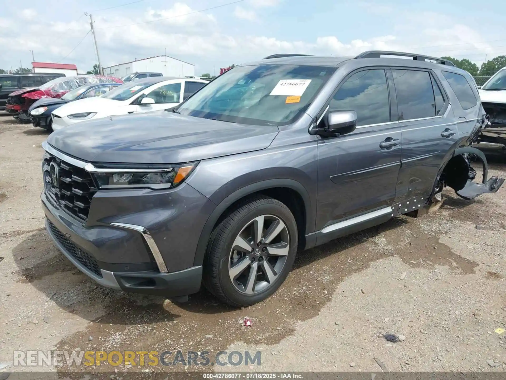 2 fotografías del automóvil dañado 5FNYG1H75RB000628 HONDA PILOT 2024
