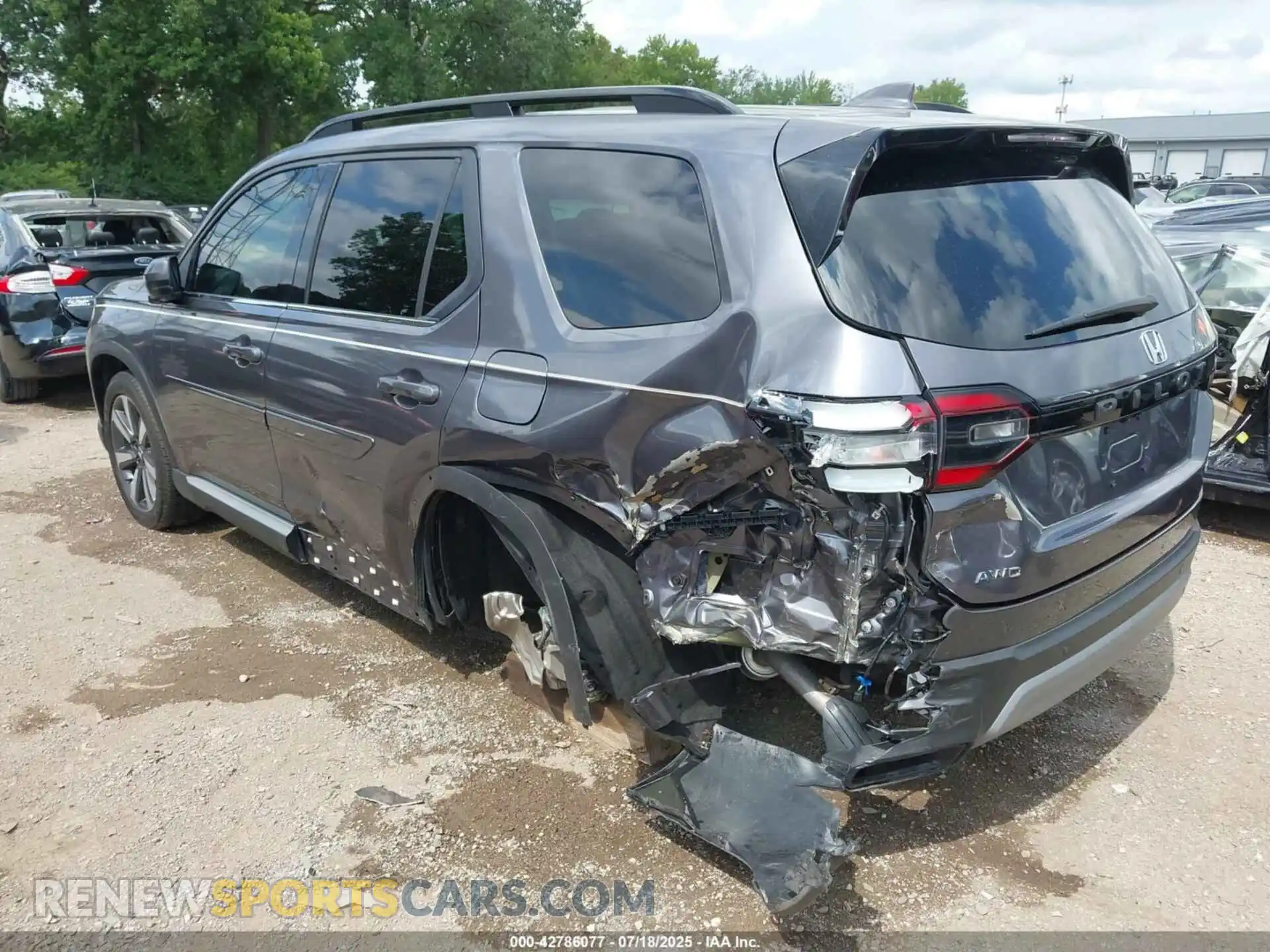 3 fotografías del automóvil dañado 5FNYG1H75RB000628 HONDA PILOT 2024