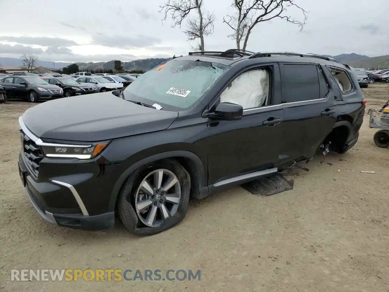 1 Photograph of a damaged car 5FNYG1H75RB036660 HONDA PILOT 2024