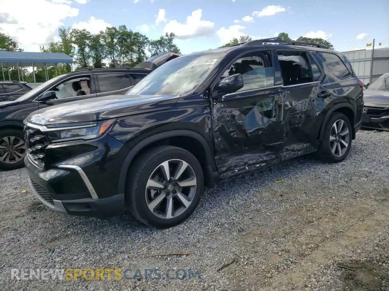 1 fotografías del automóvil dañado 5FNYG1H85RB046629 HONDA PILOT 2024
