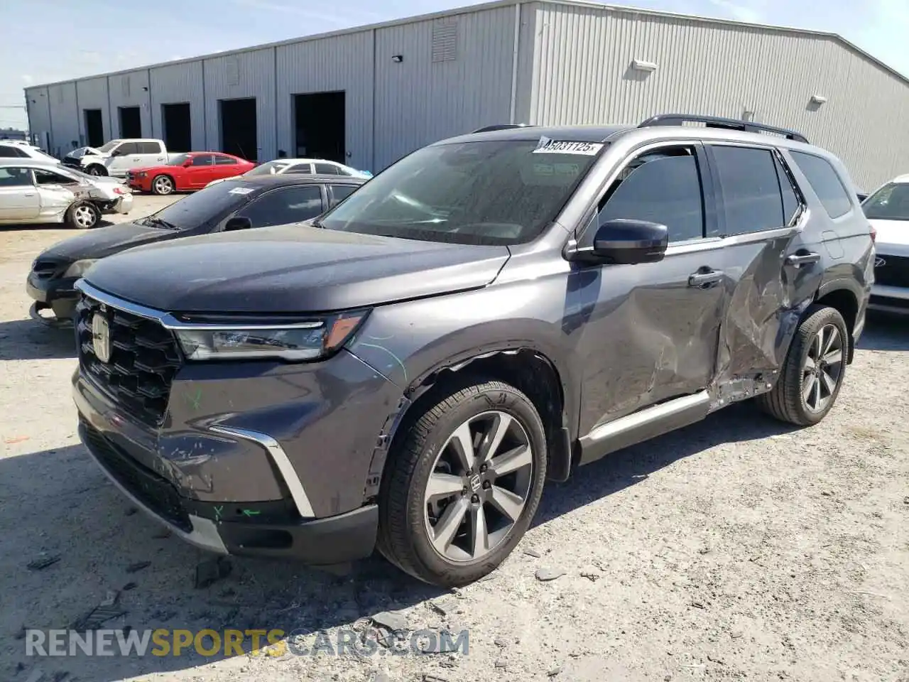 1 Photograph of a damaged car 5FNYG1H87RB017357 HONDA PILOT 2024