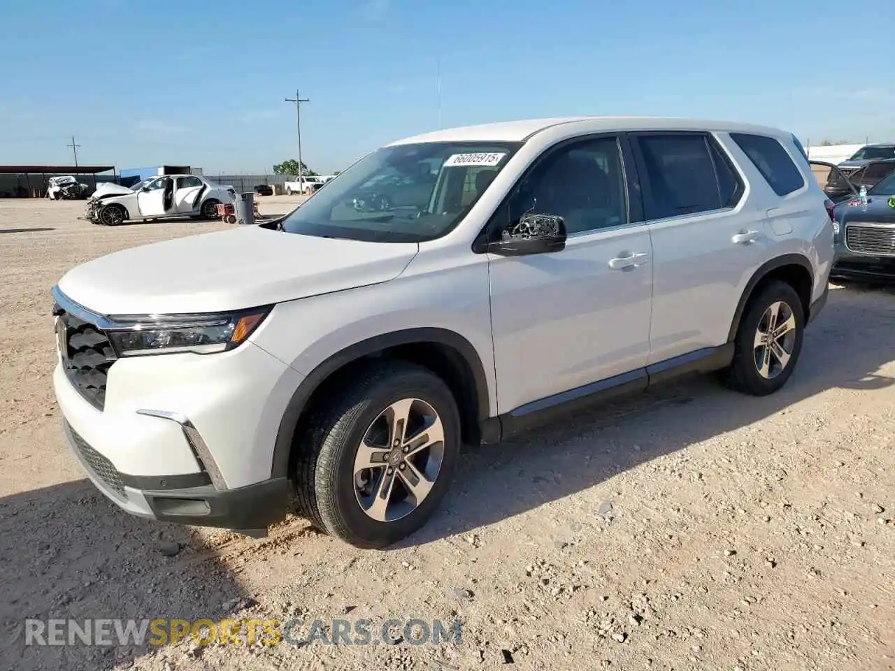 1 Photograph of a damaged car 5FNYG2H47RB012551 HONDA PILOT 2024