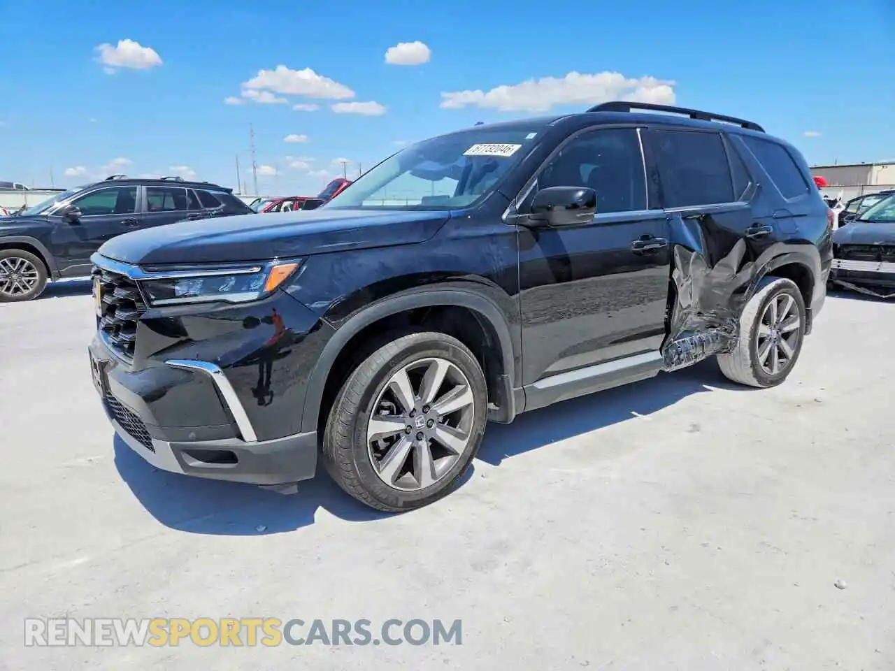 1 Photograph of a damaged car 5FNYG2H71RB012491 HONDA PILOT 2024