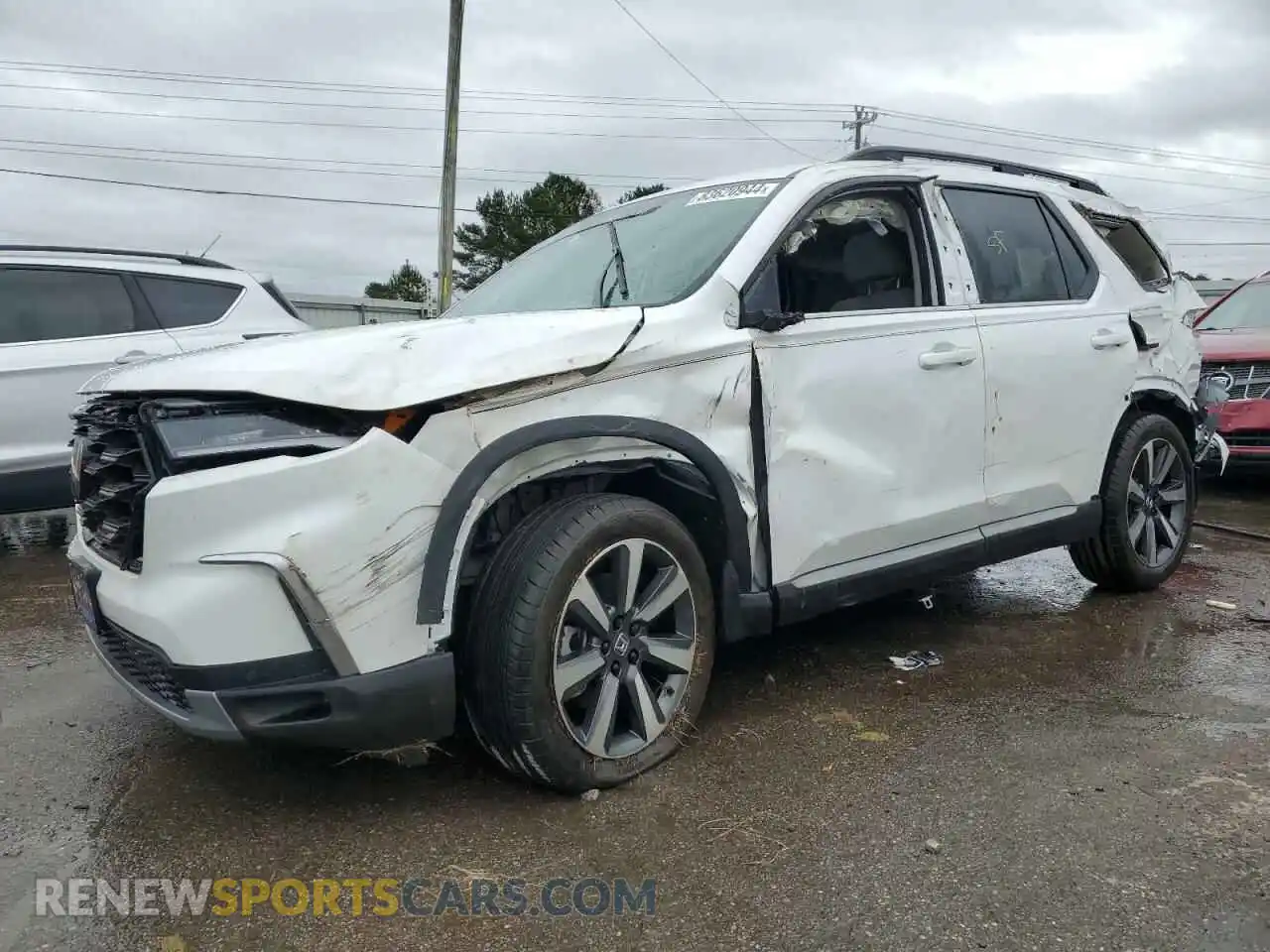 1 Photograph of a damaged car 5FNYG2H76RB016889 HONDA PILOT 2024