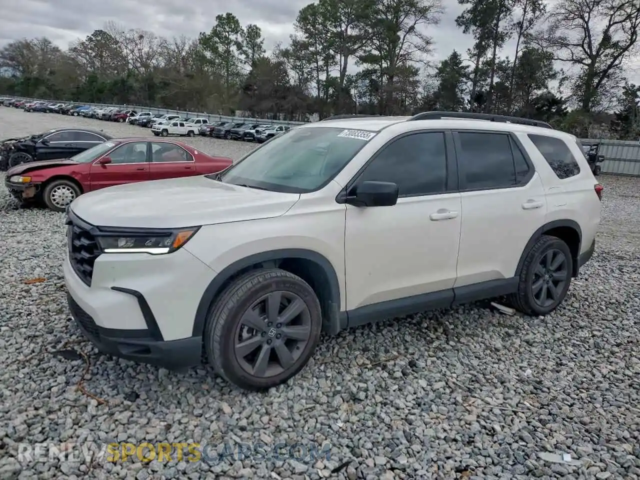 1 Photograph of a damaged car 5FNYG2H37SB023711 HONDA PILOT 2025