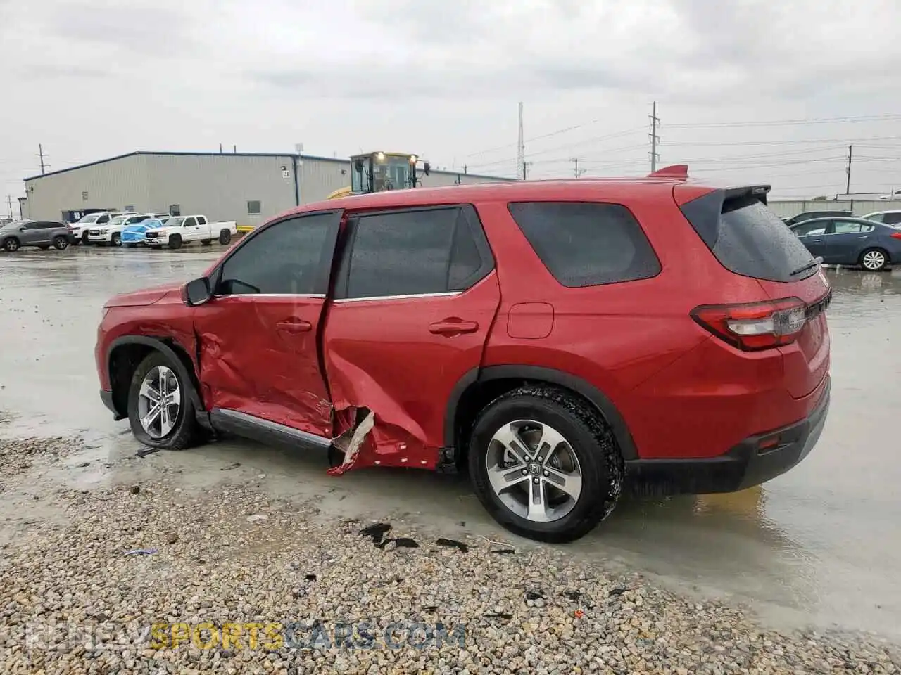 2 fotografías del automóvil dañado 5FNYG2H41SB035345 HONDA PILOT 2025
